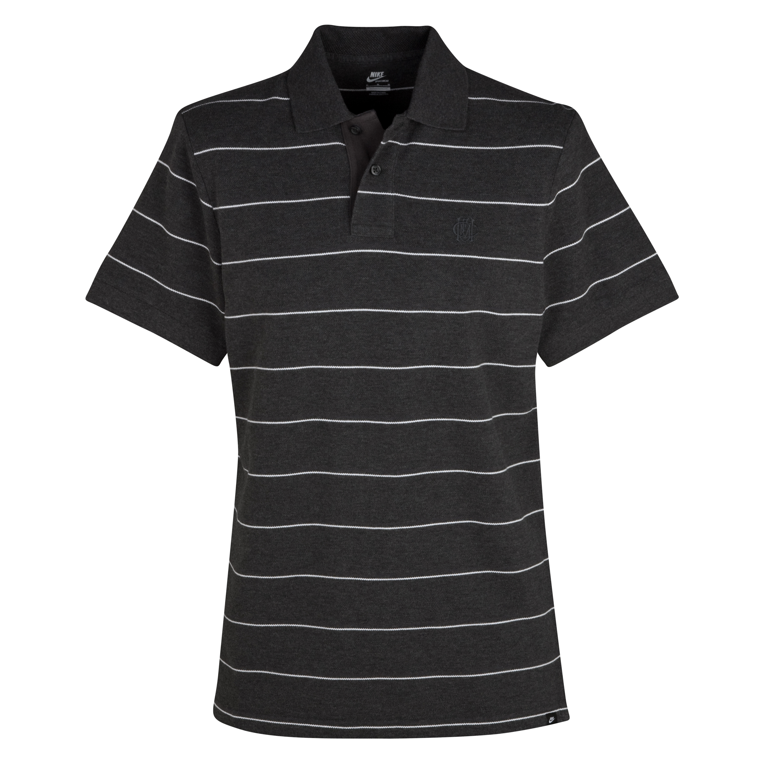 Manchester United GF Grand Slam Polo Black Heather~Anthracite~White