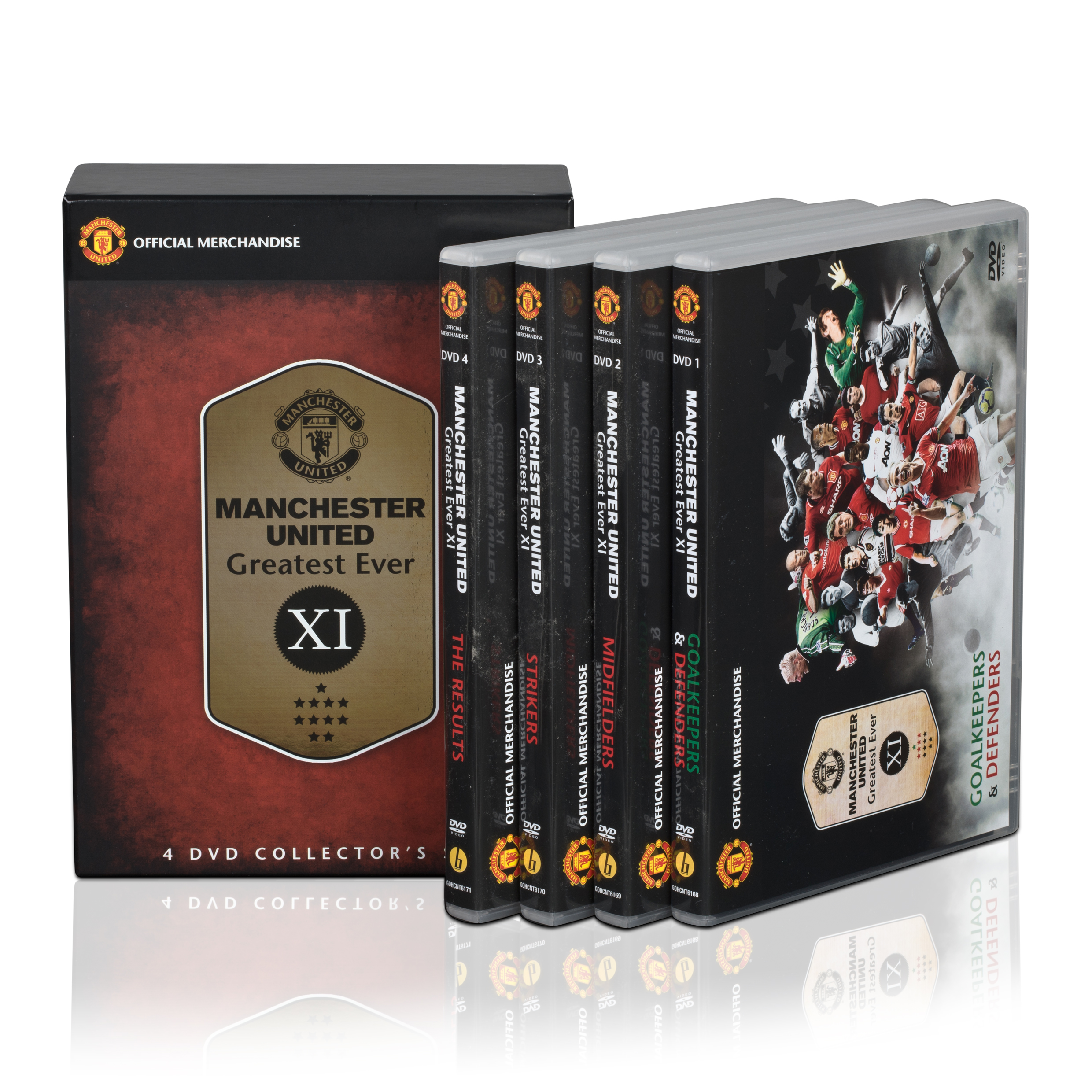 Manchester United The Greatest Ever XI - DVD - 4 Discs - NTSC