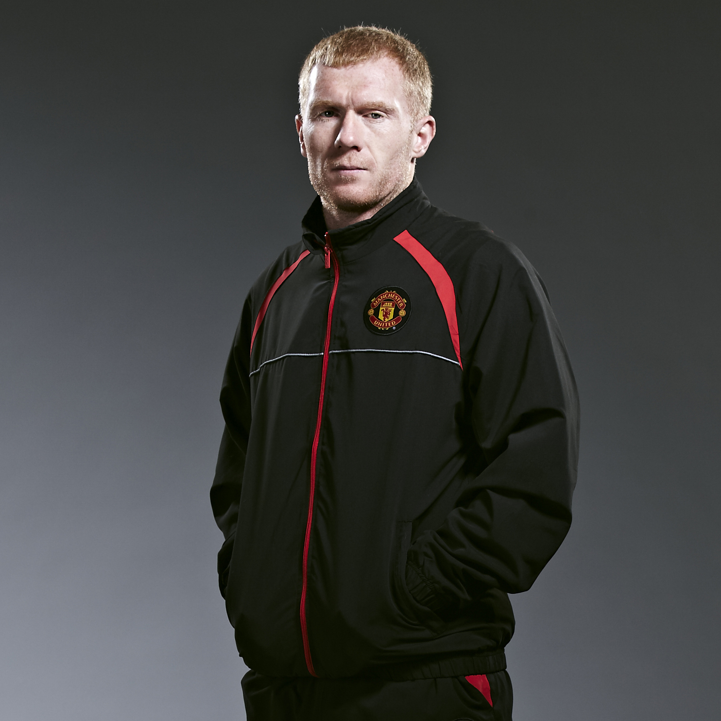 Manchester United Classic Woven Track Top - Black - Mens