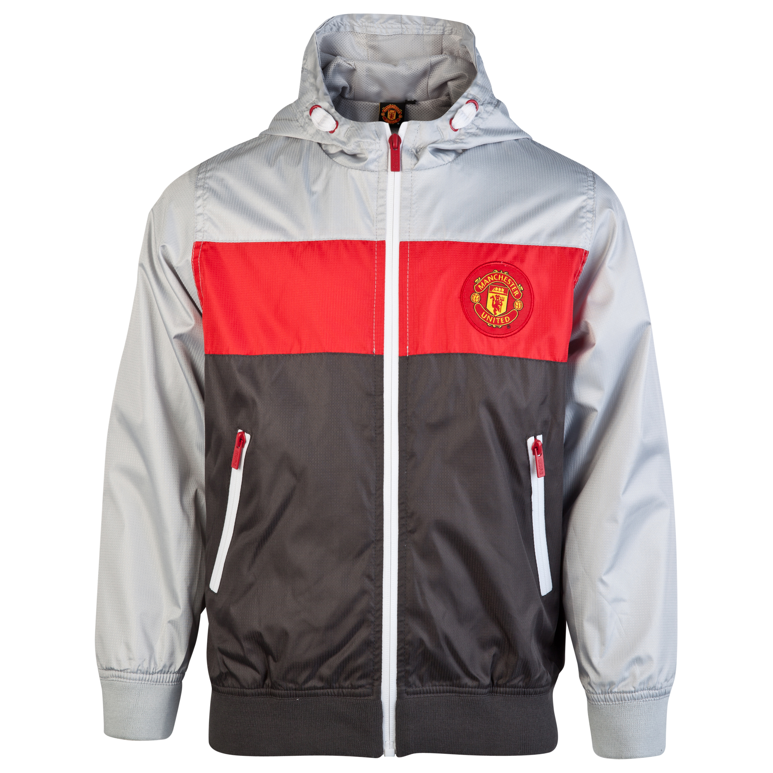 Manchester United Paneled Shower Jacket - Carbon - Older Boys