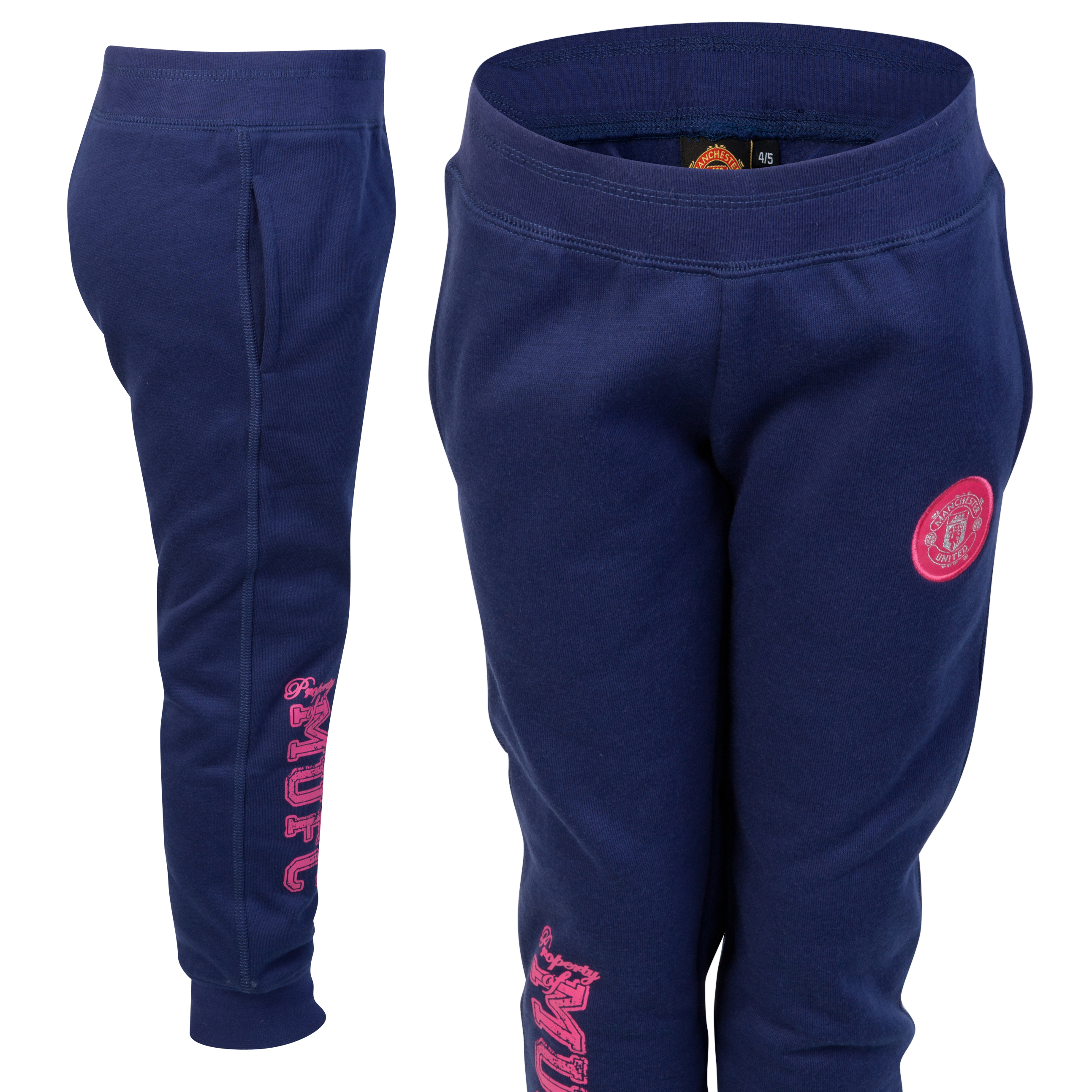 Manchester United MUFC Skinny Leg Sweat Pant - Blueberry - Girls
