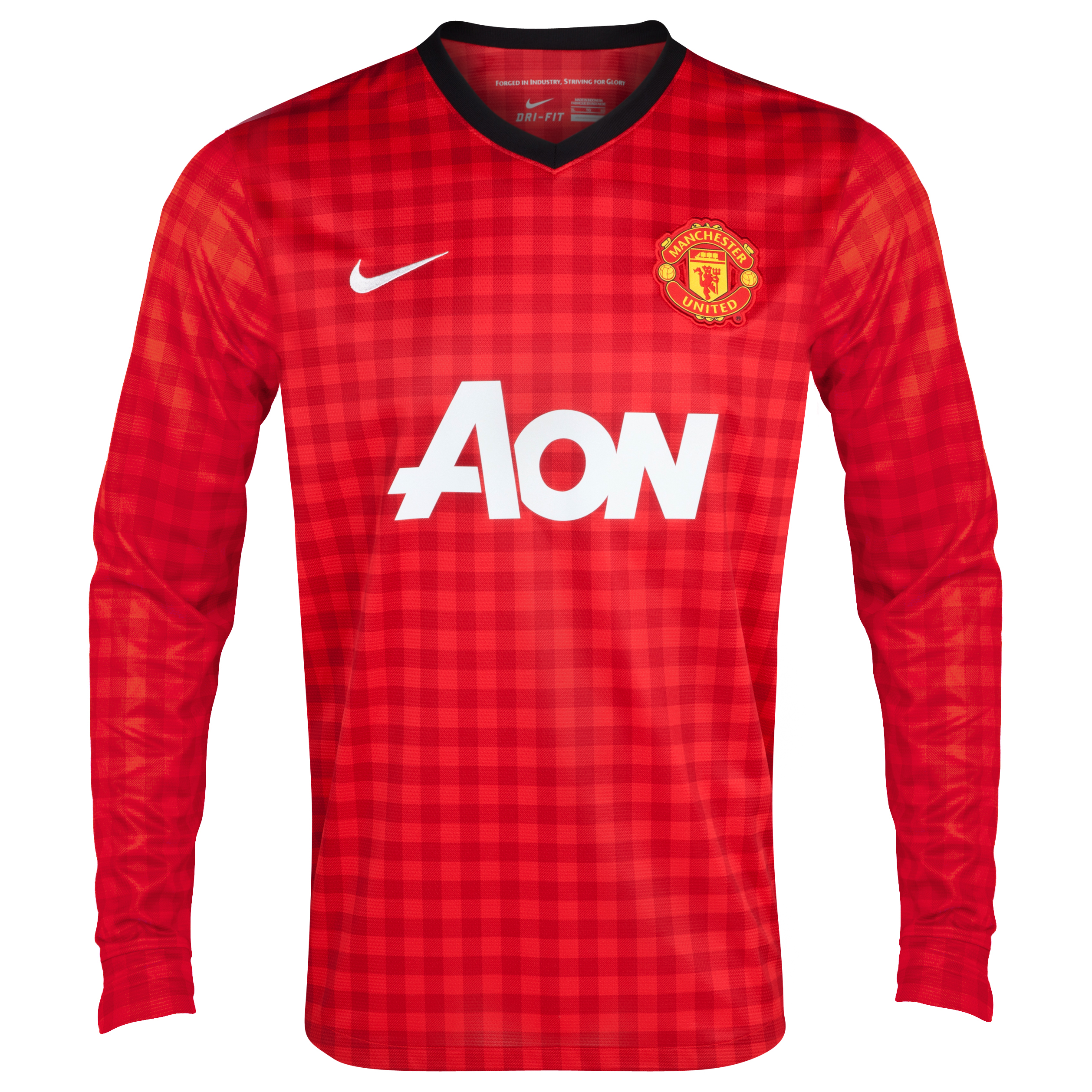 Manchester United Home Shirt 2012/13 - Long Sleeved  - Kids