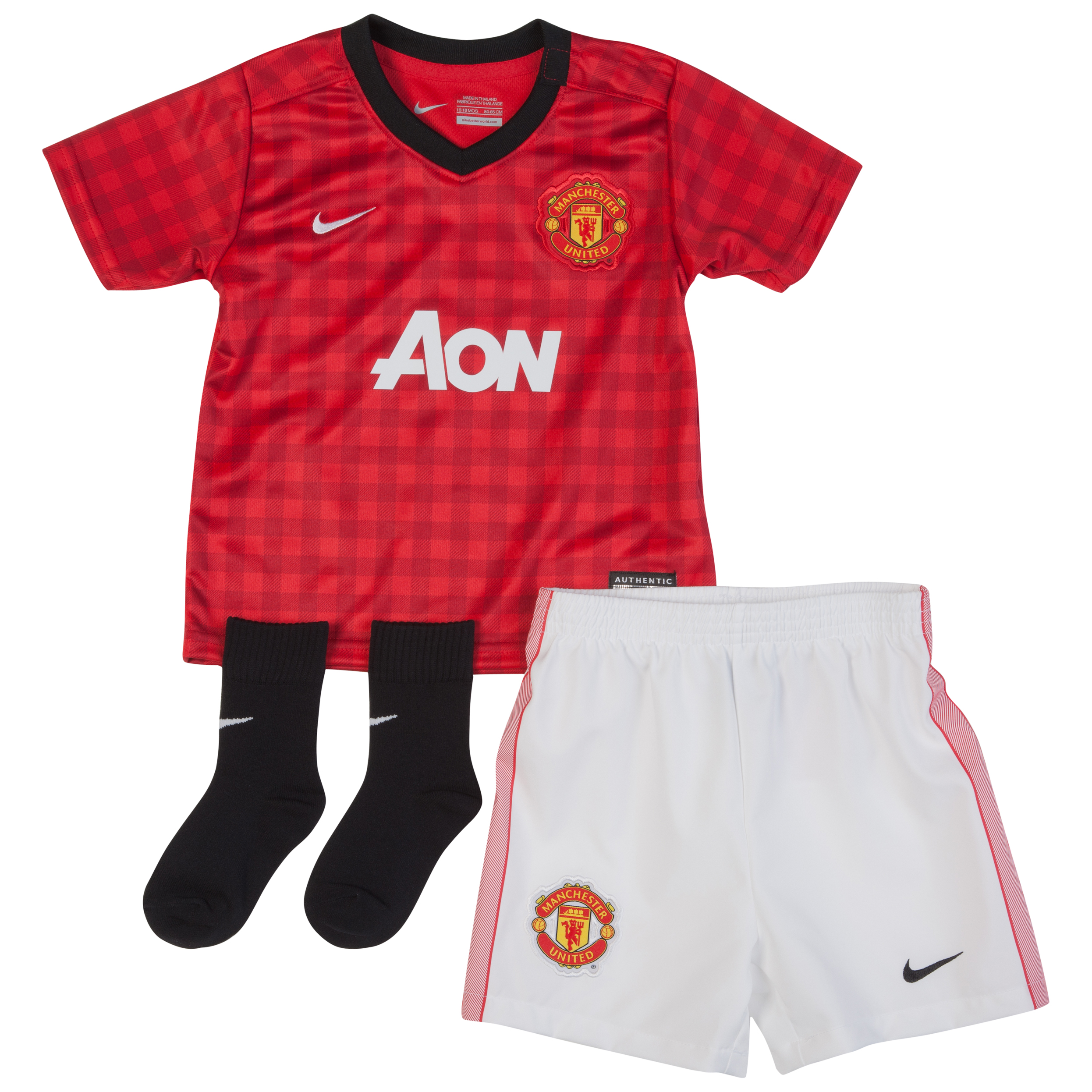 Manchester United Home Kit 2012/13 Infants