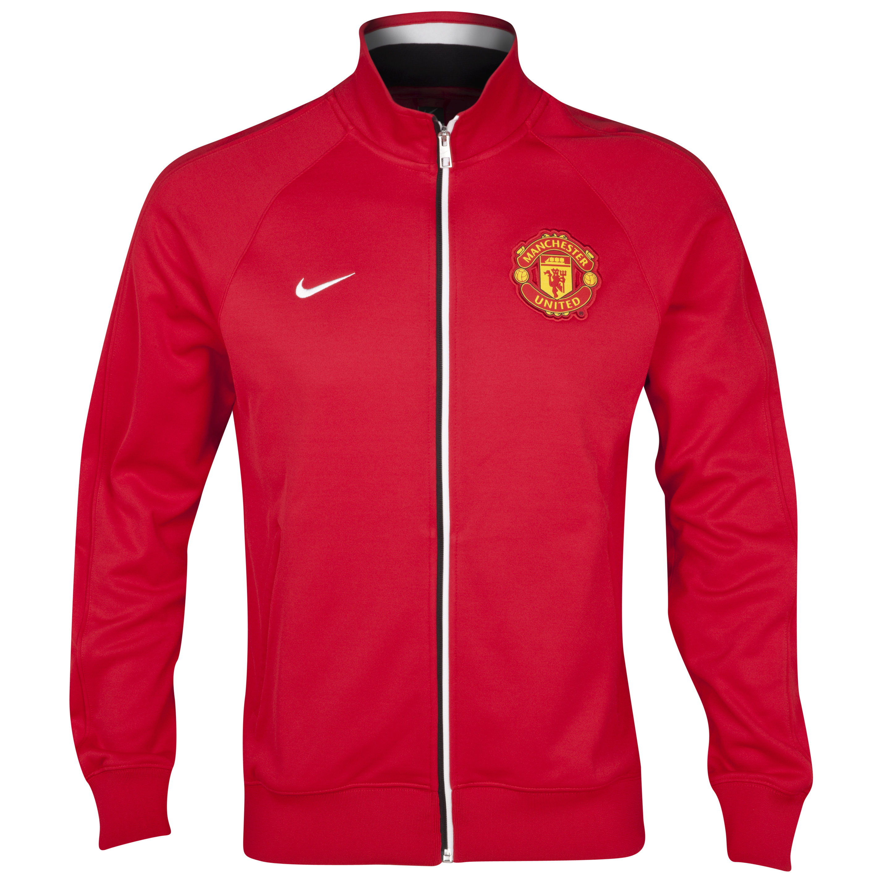 Manchester United Core Trainer Jacket - Diablo Red/Diablo Red/White