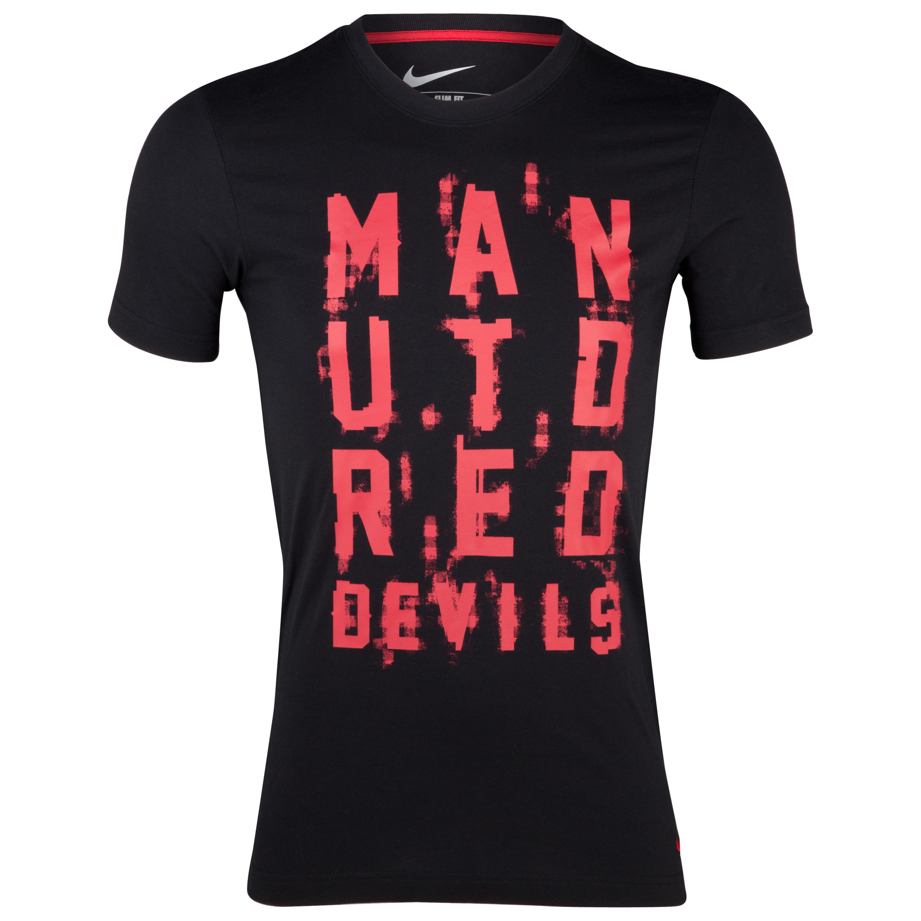 Manchester United Core T-shirt - Black/Diablo Red - Kids