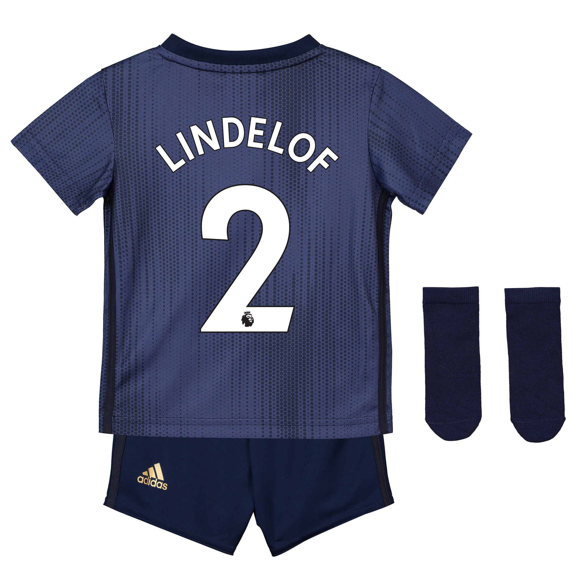 Manchester United Third Baby Kit 2018-19 with Lindelof 2 printing