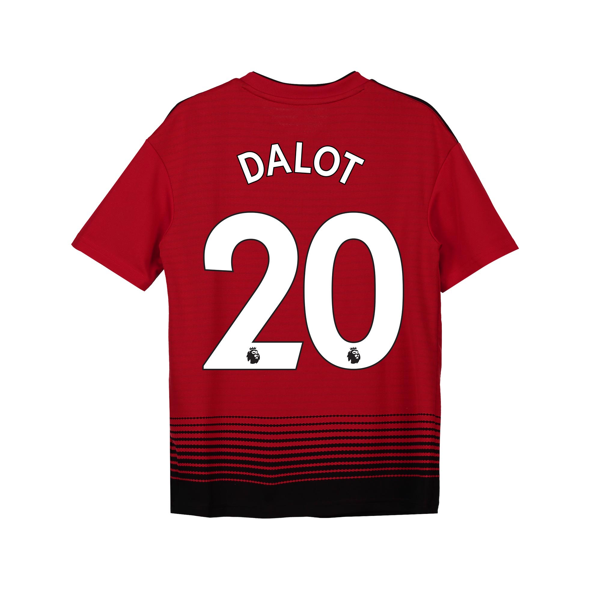 Manchester United Home Shirt 2018-19 - Kids with Dalot 20 printing
