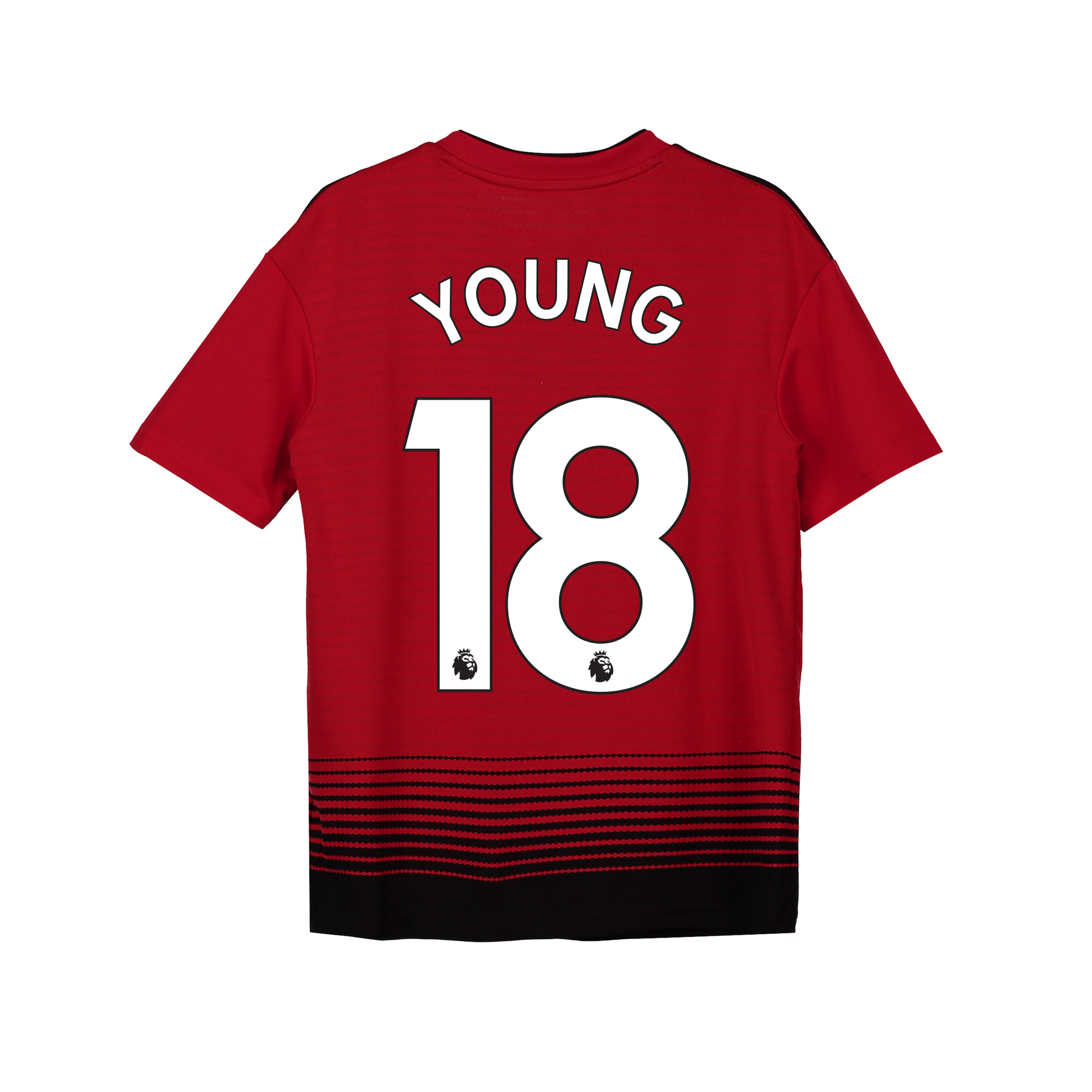 Manchester United Home Shirt 2018-19 - Kids with Young 18 printing