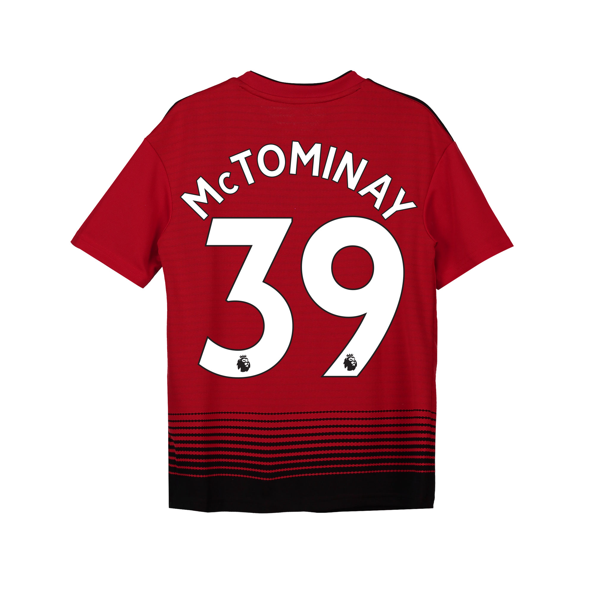 Manchester United Home Shirt 2018-19 - Kids with McTominay 39 printing