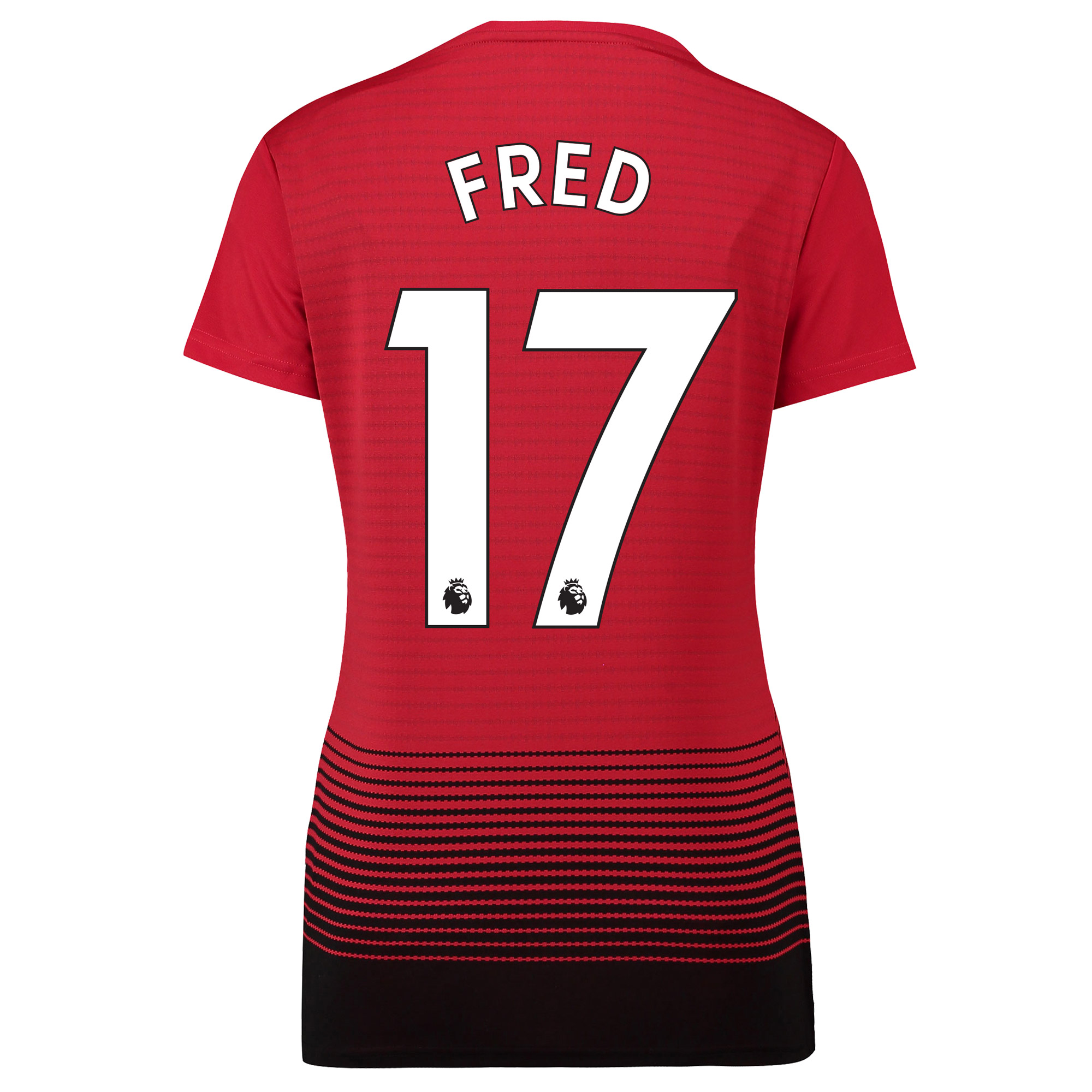 Manchester United Home Shirt 2018-19 - Womens with Fred 17 printing