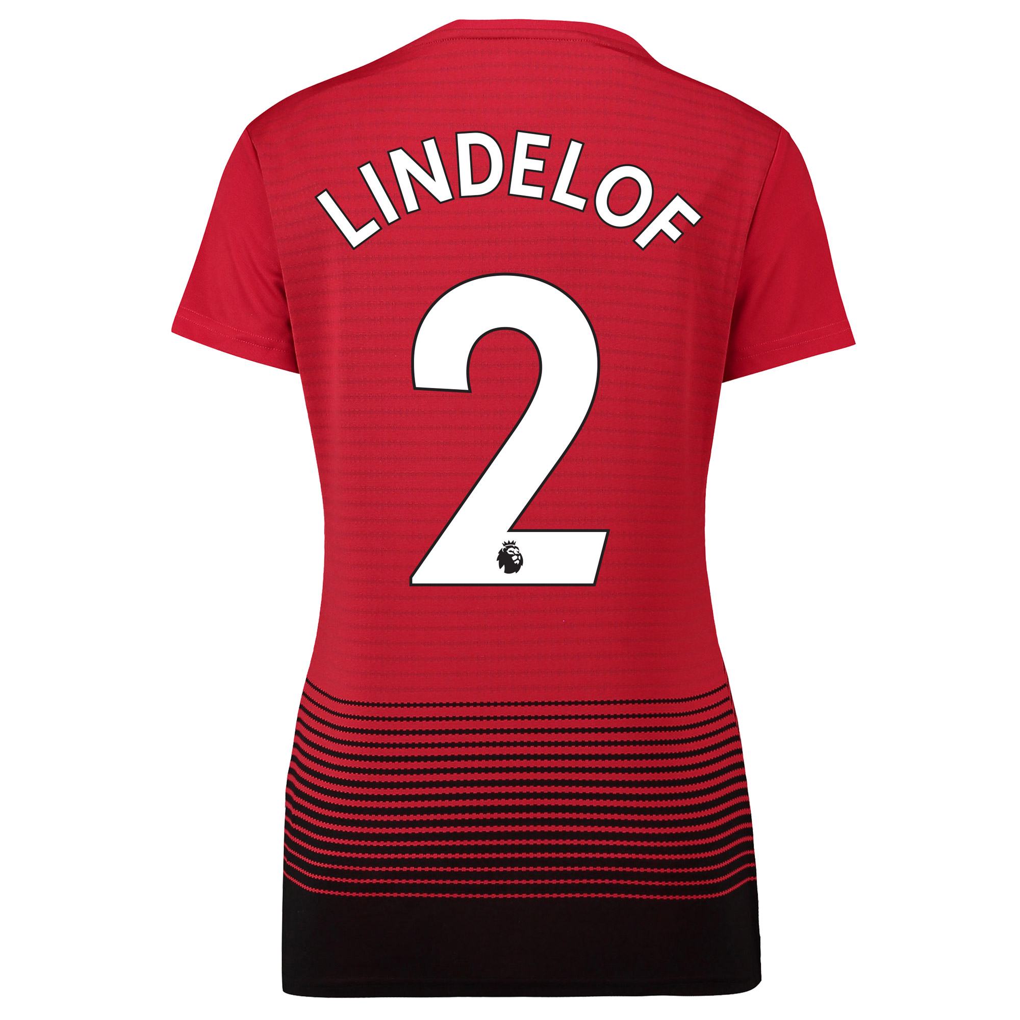Manchester United Home Shirt 2018-19 - Womens with Lindelof 2 printing
