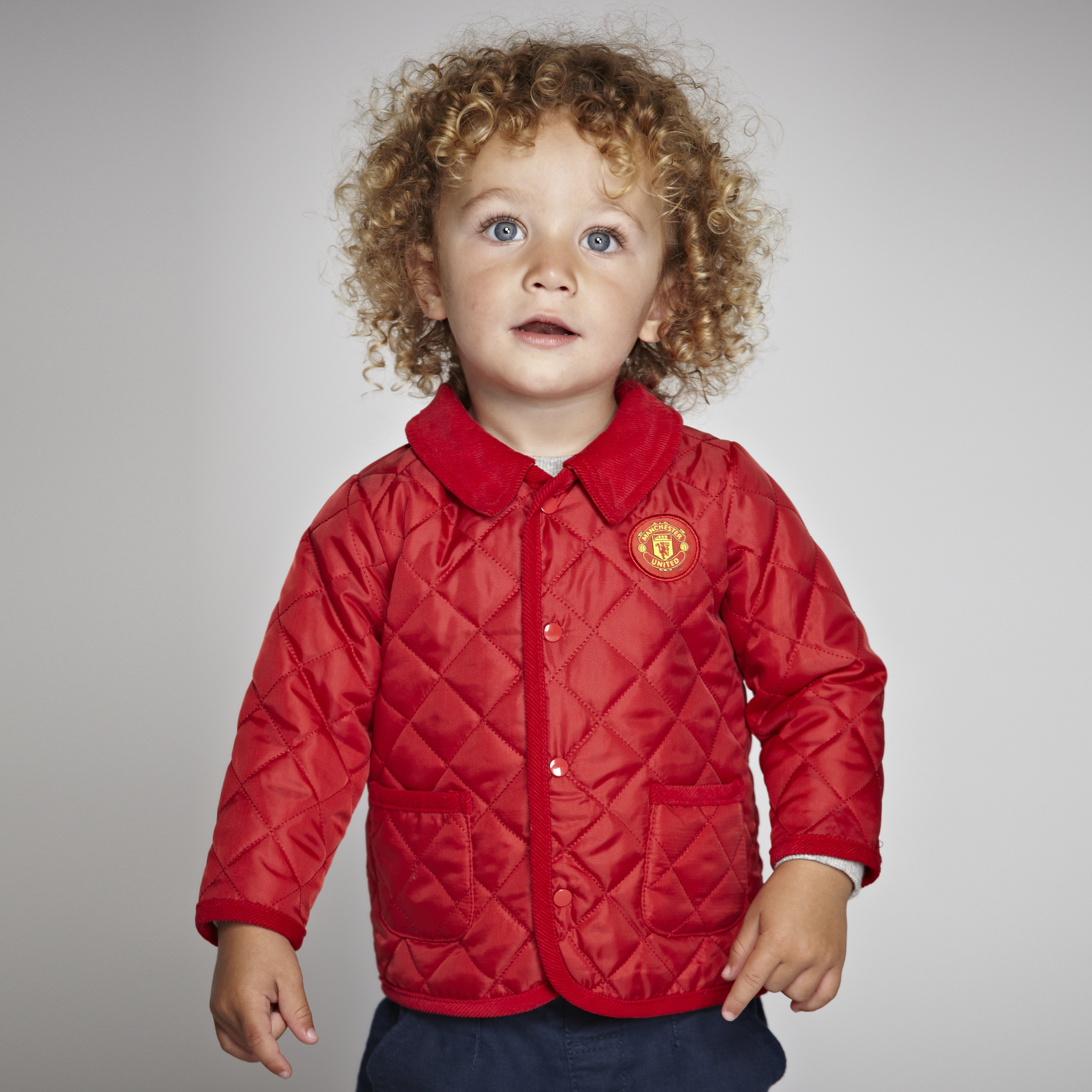 Manchester United Quilted Jacket - Red - Baby