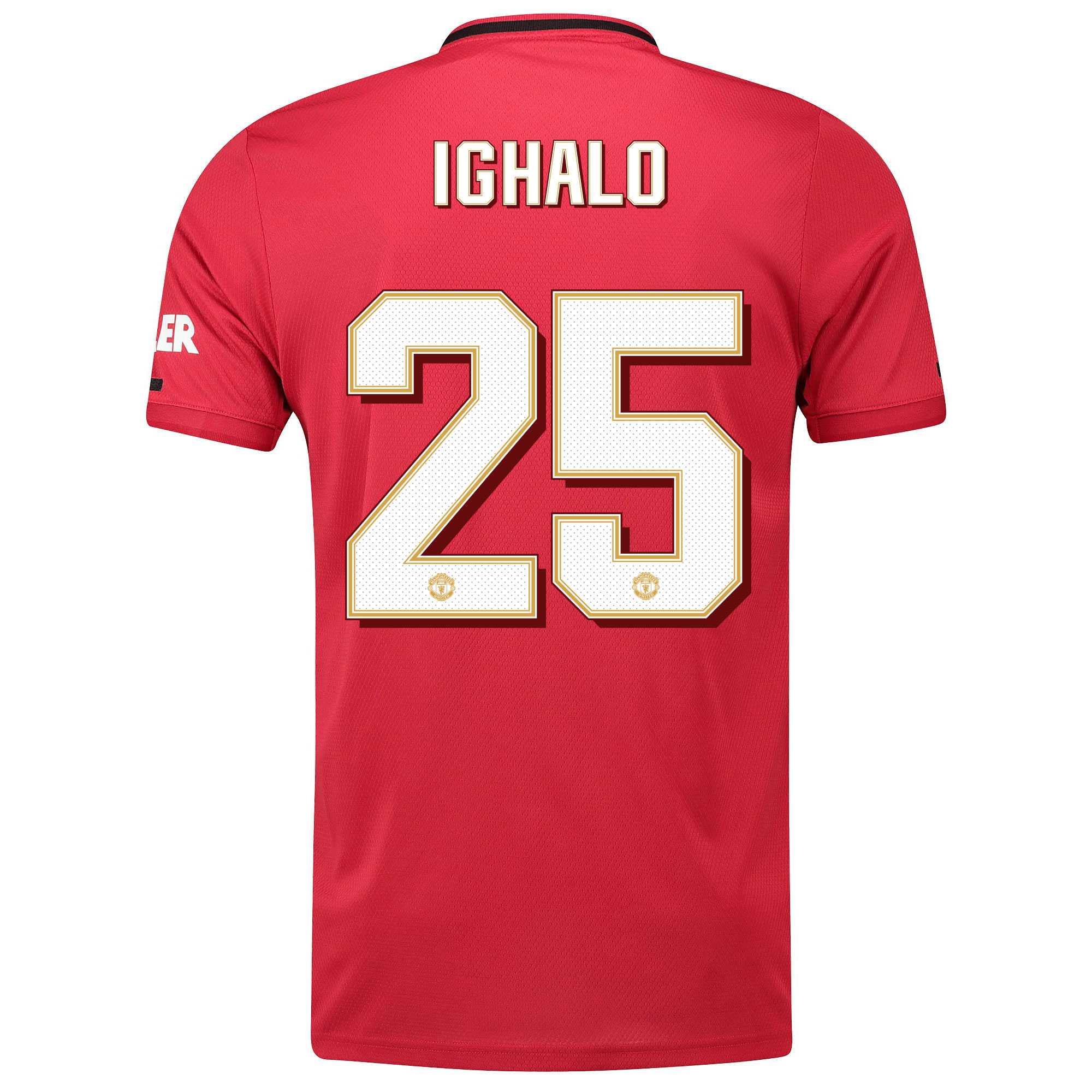 Manchester United Cup Home Shirt 2019 - 20 with Ighalo 25 printing