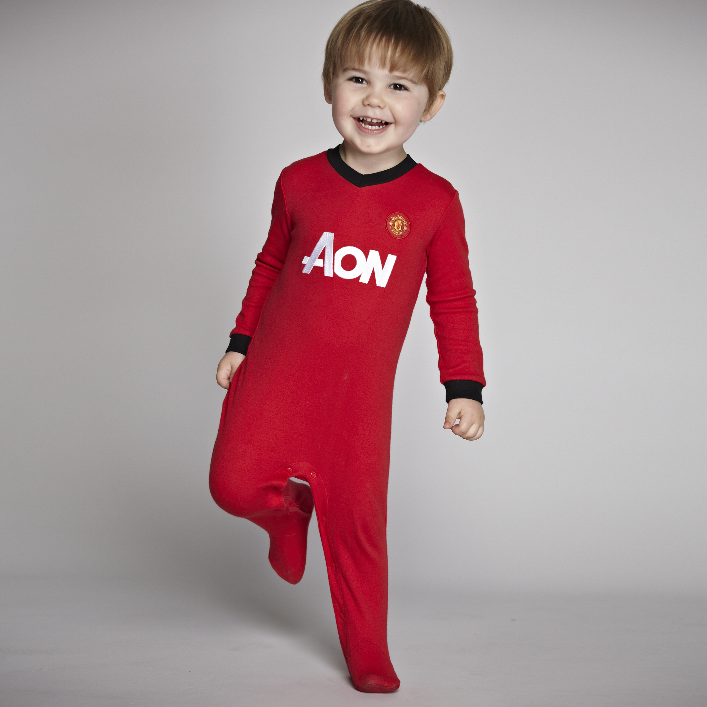 Manchester United Core Kit Sleepsuit - Red - Baby