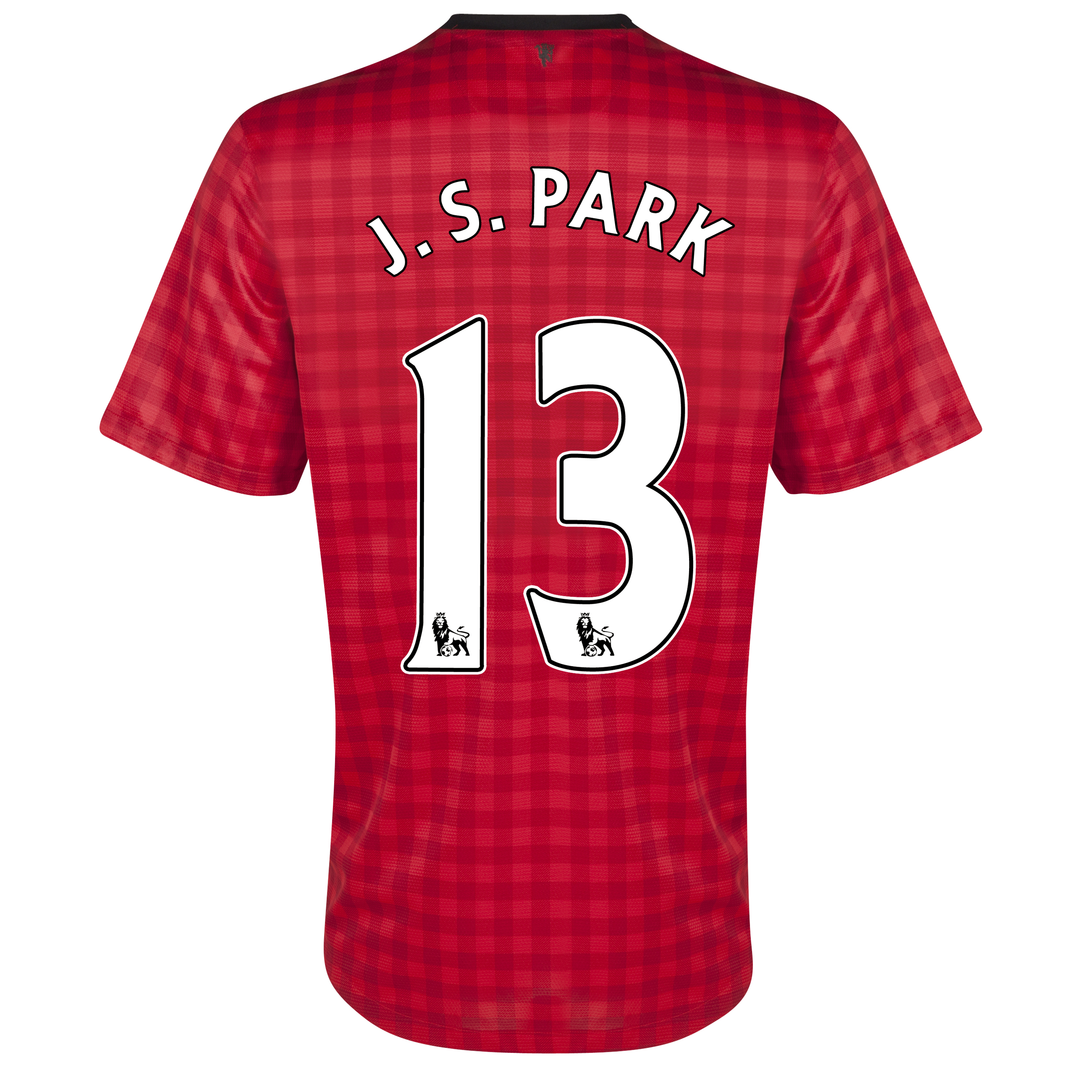 Manchester United Home Shirt 2012/13 with J.S.Park 13 printing