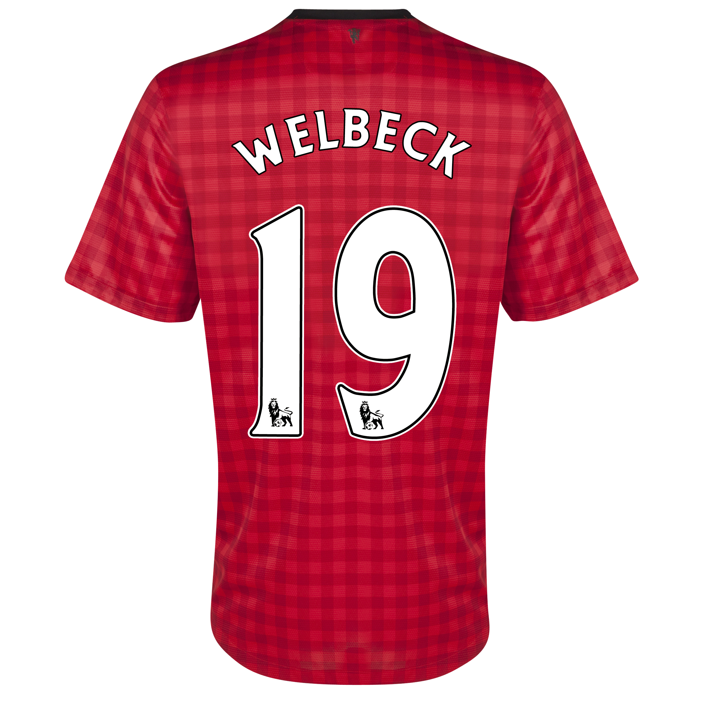 Manchester United Home Shirt 2012/13 with Welbeck 19 printing