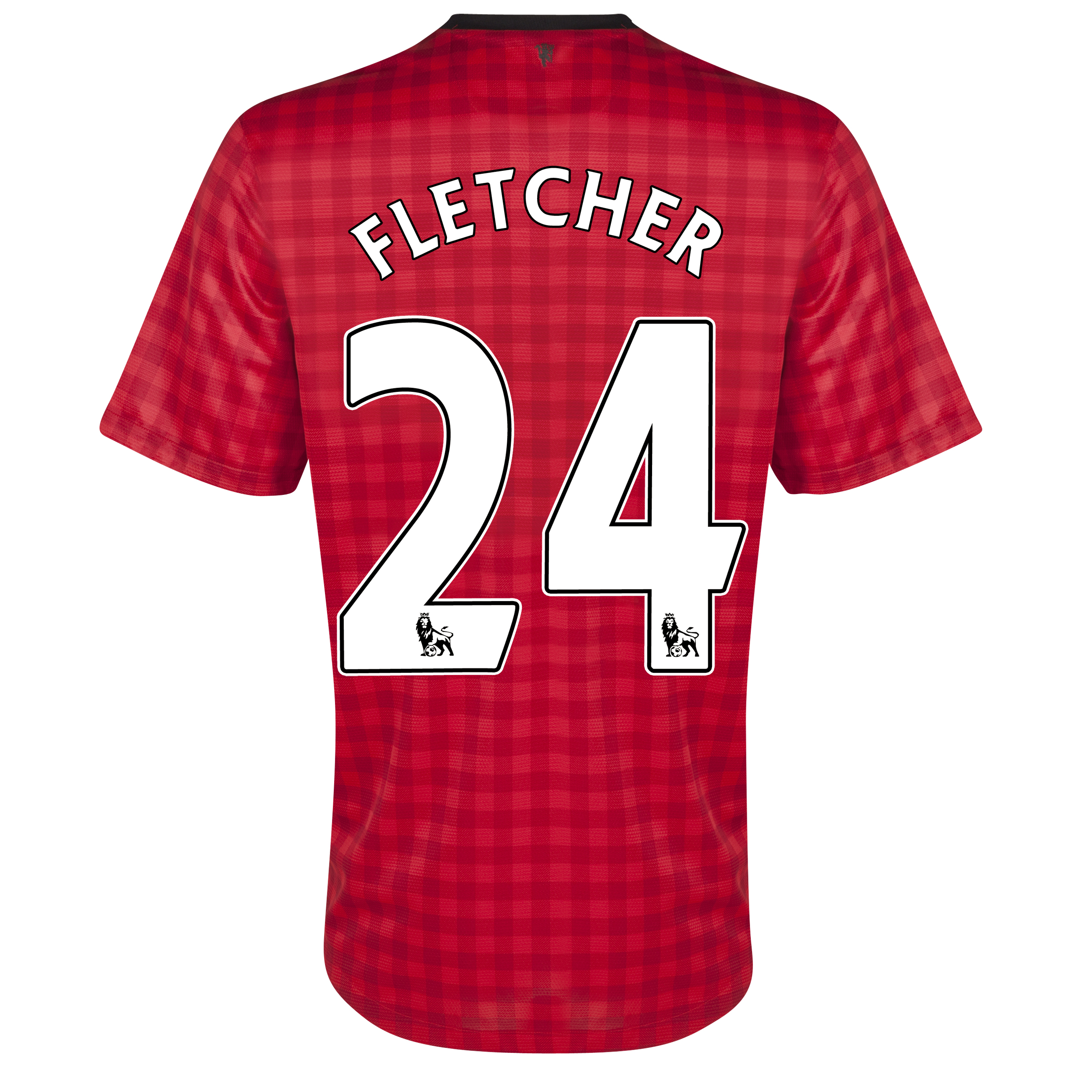 Manchester United Home Shirt 2012/13 with Fletcher 24 printing