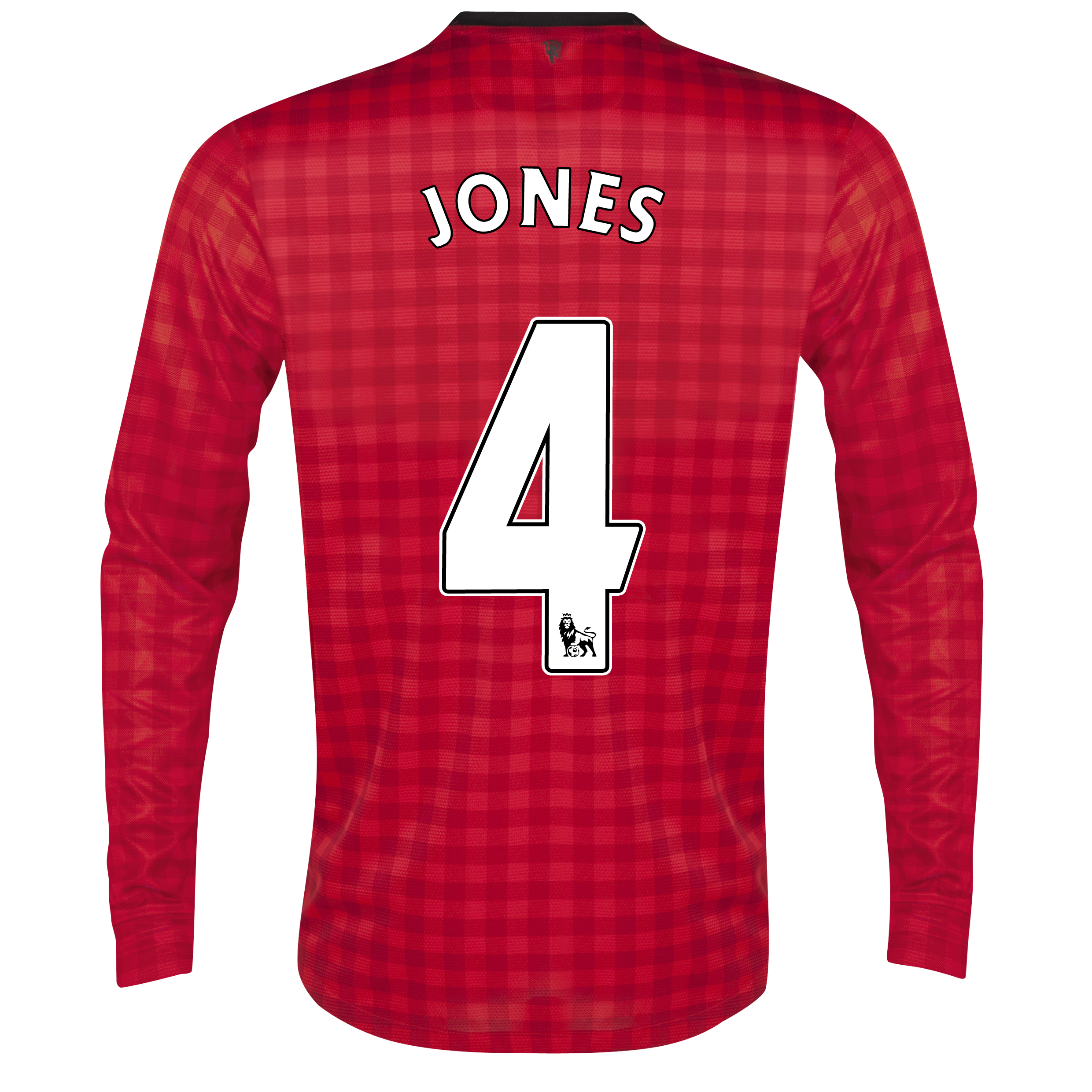 Manchester United Home Shirt 2012/13 - Long Sleeved with Jones 4 printing