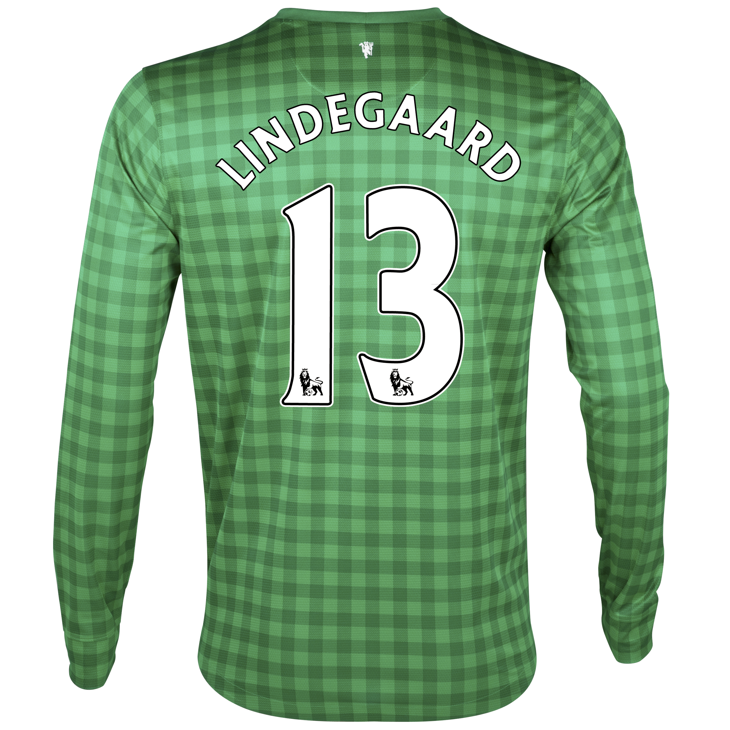 Manchester United Home Goalkeeper Shirt 2012/13 with Lindegaard 13 printing