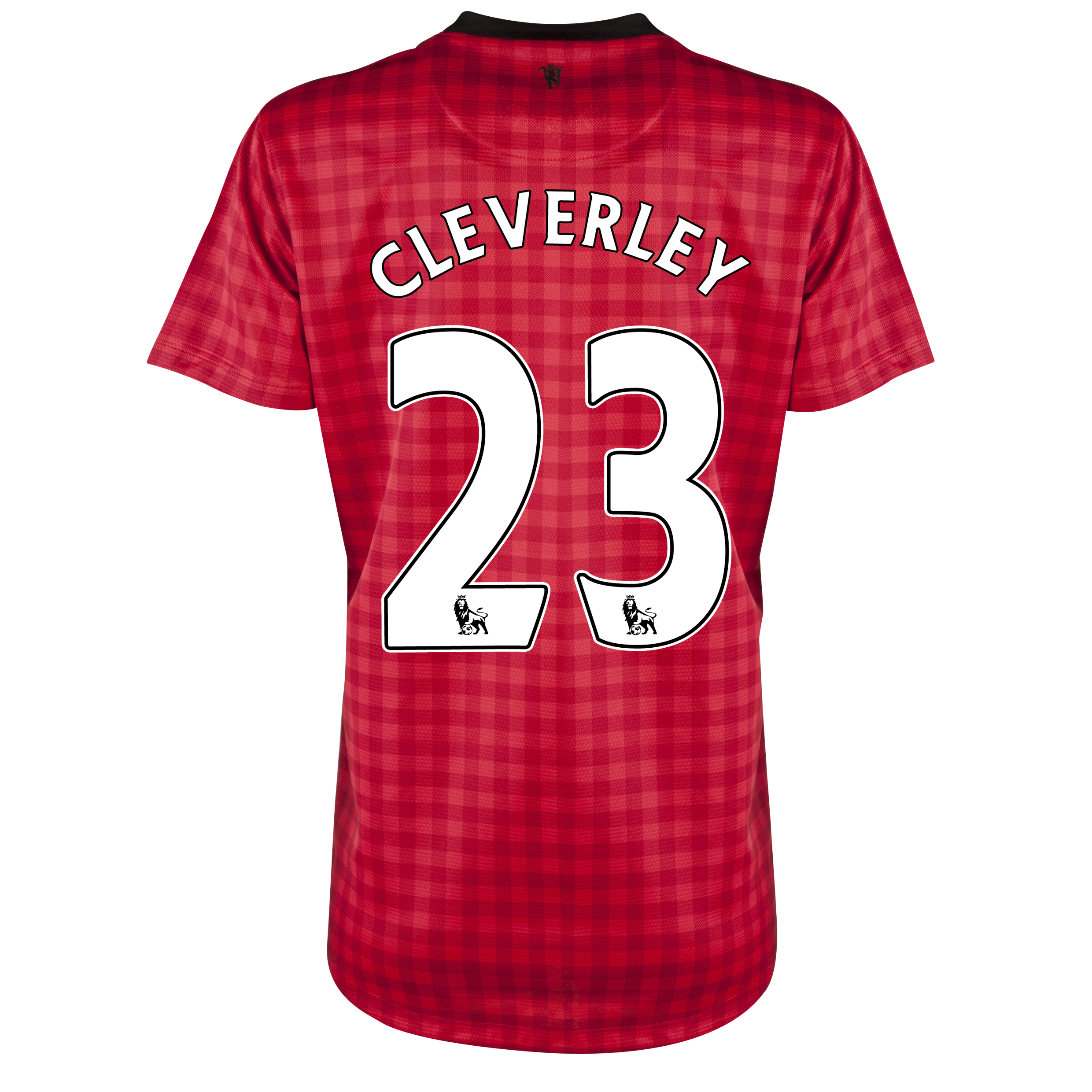 Manchester United Home Shirt 2012/13 - Womens with Cleverley 23 printing