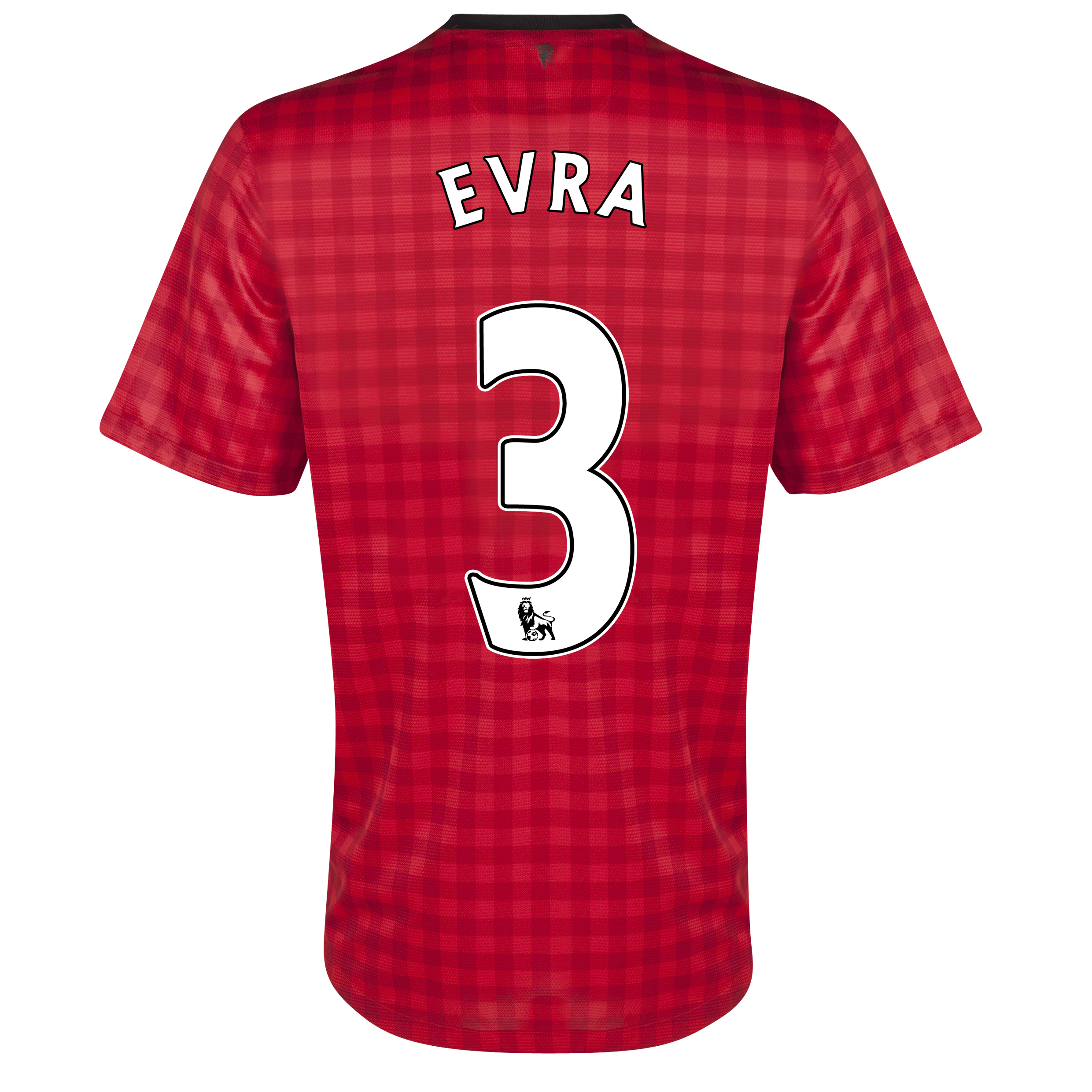Manchester United Home Shirt 2012/13 - Kids with Evra 3 printing
