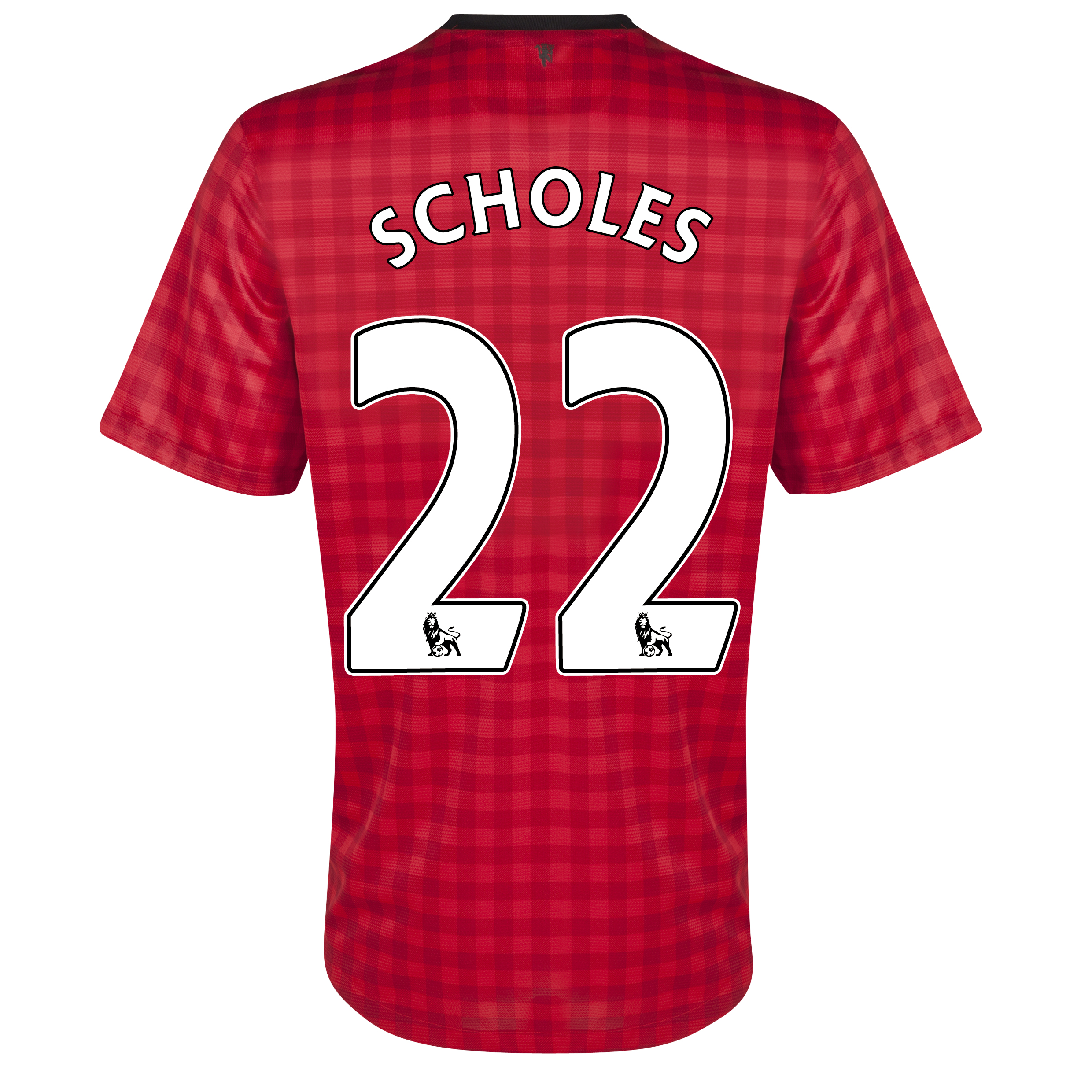 Manchester United Home Shirt 2012/13 - Kids with Scholes 22 printing