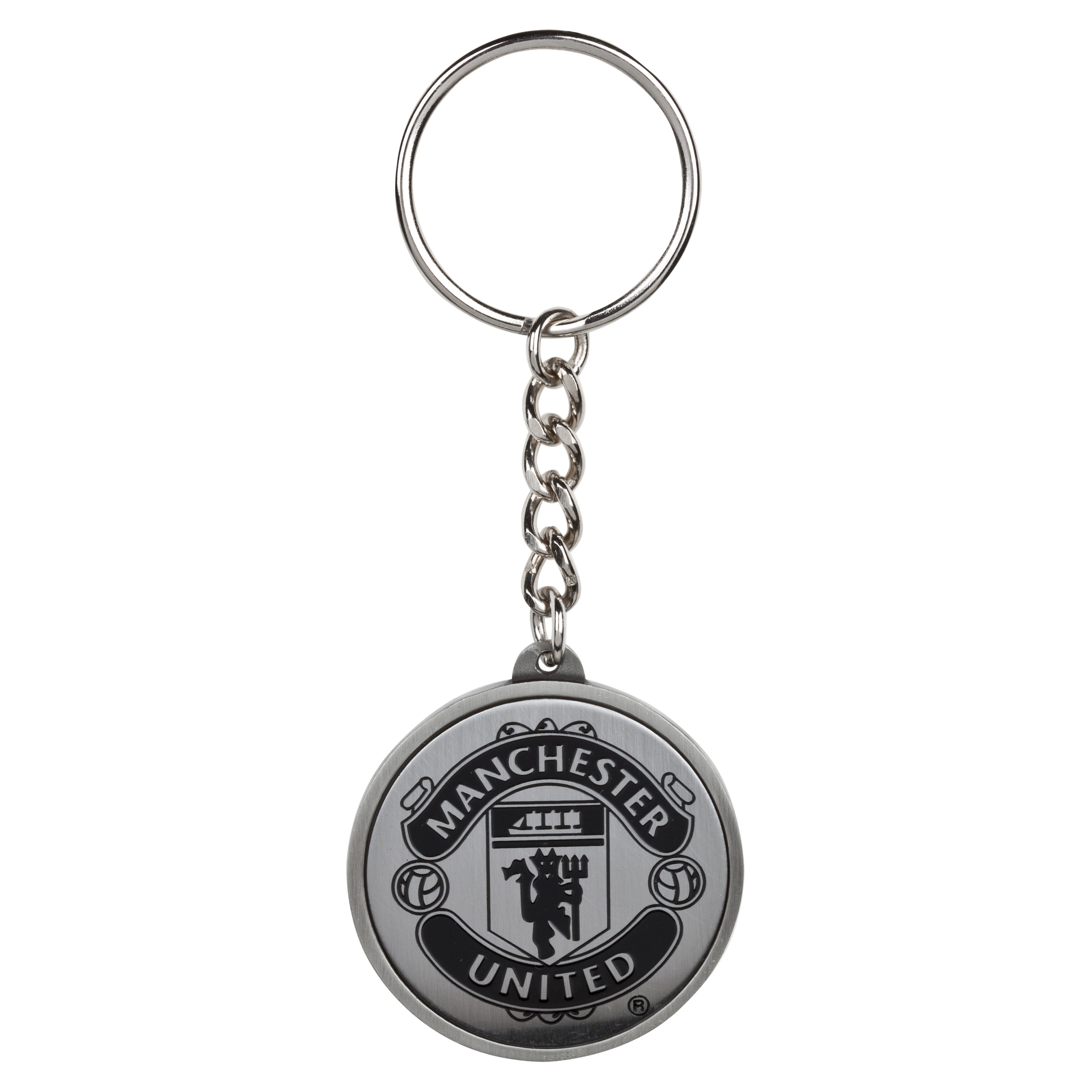 Manchester United Pewter Football Keyring