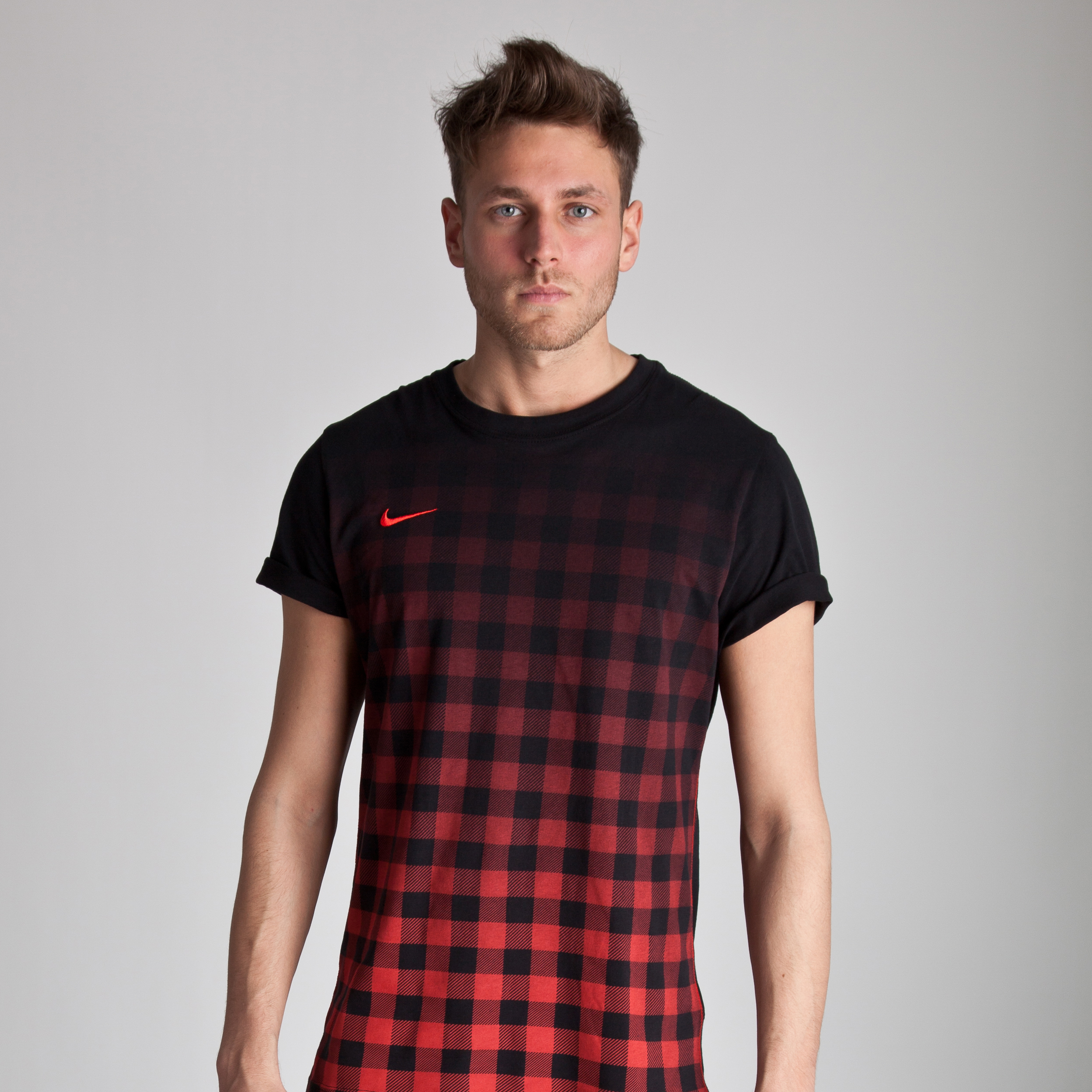 Manchester United Prematch Supporters T-Shirt - Black/Black/Challenge Red/Challenge Red