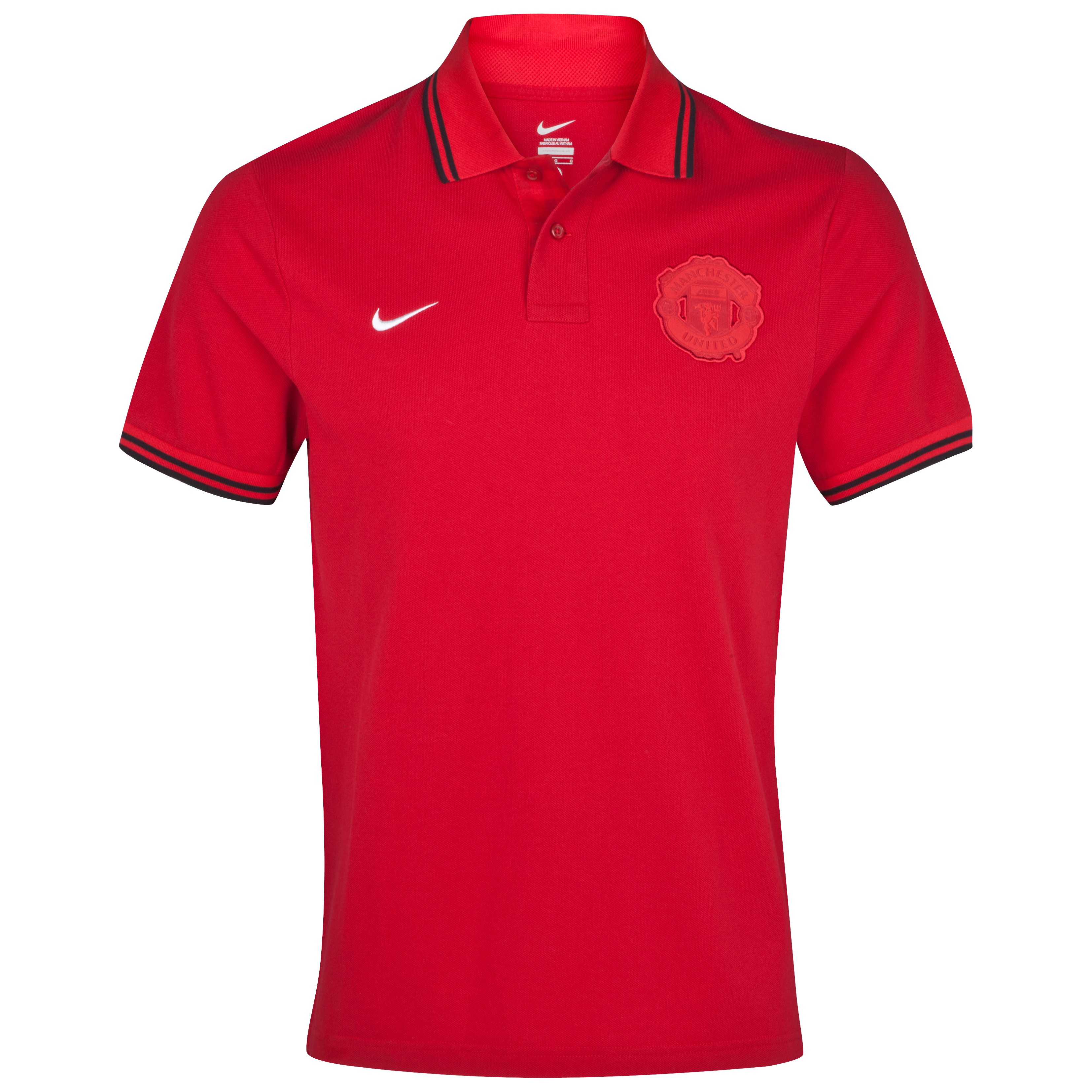 Manchester United Authentic Grandslam Polo - Gym Red/University Red/Black/White