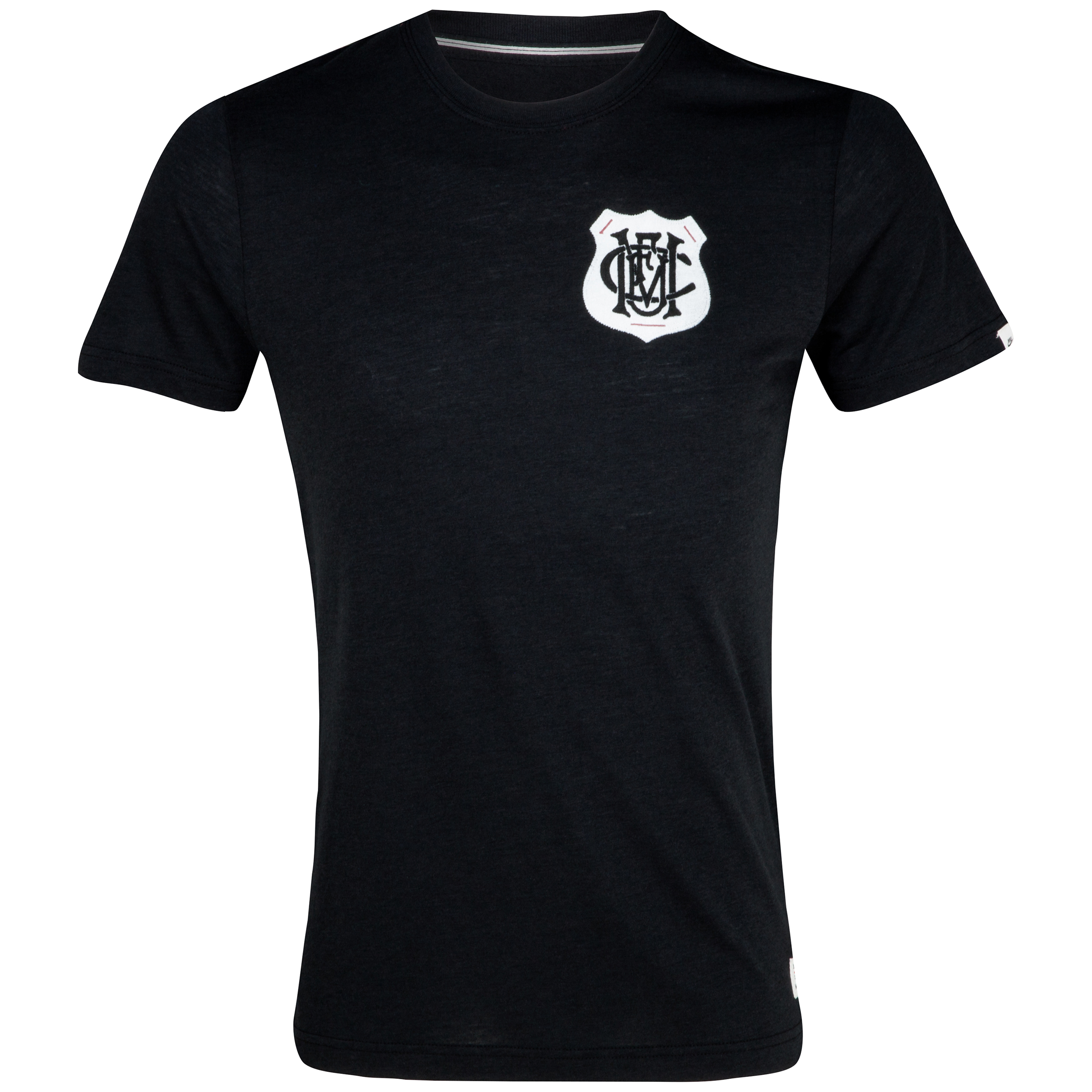Manchester United Covert Vintage Tri Blend T-Shirt - Black