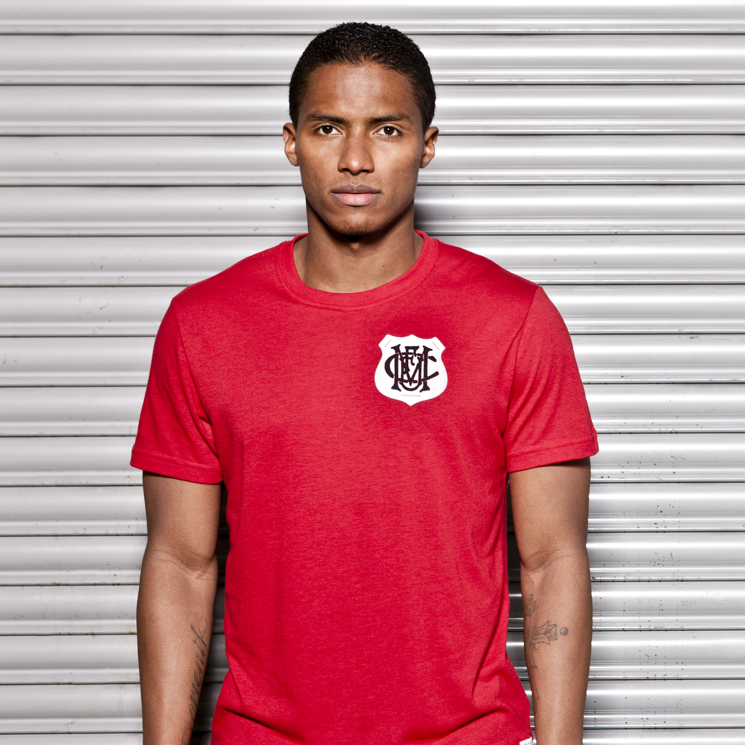 Manchester United Covert Vintage Tri Blend T-Shirt - Gym Red
