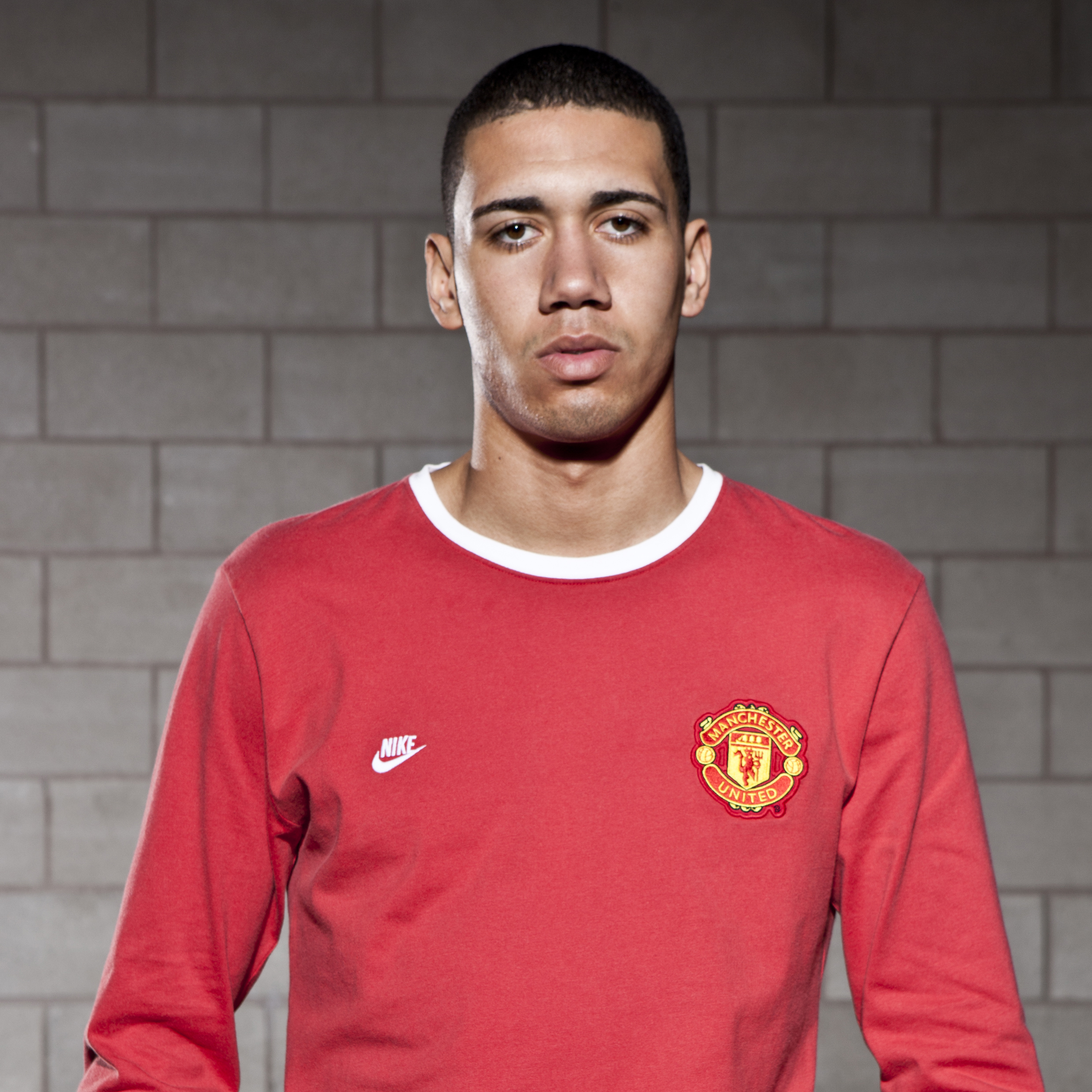 Manchester United Covert Vintage Long Sleeve T-Shirt - Gym Red