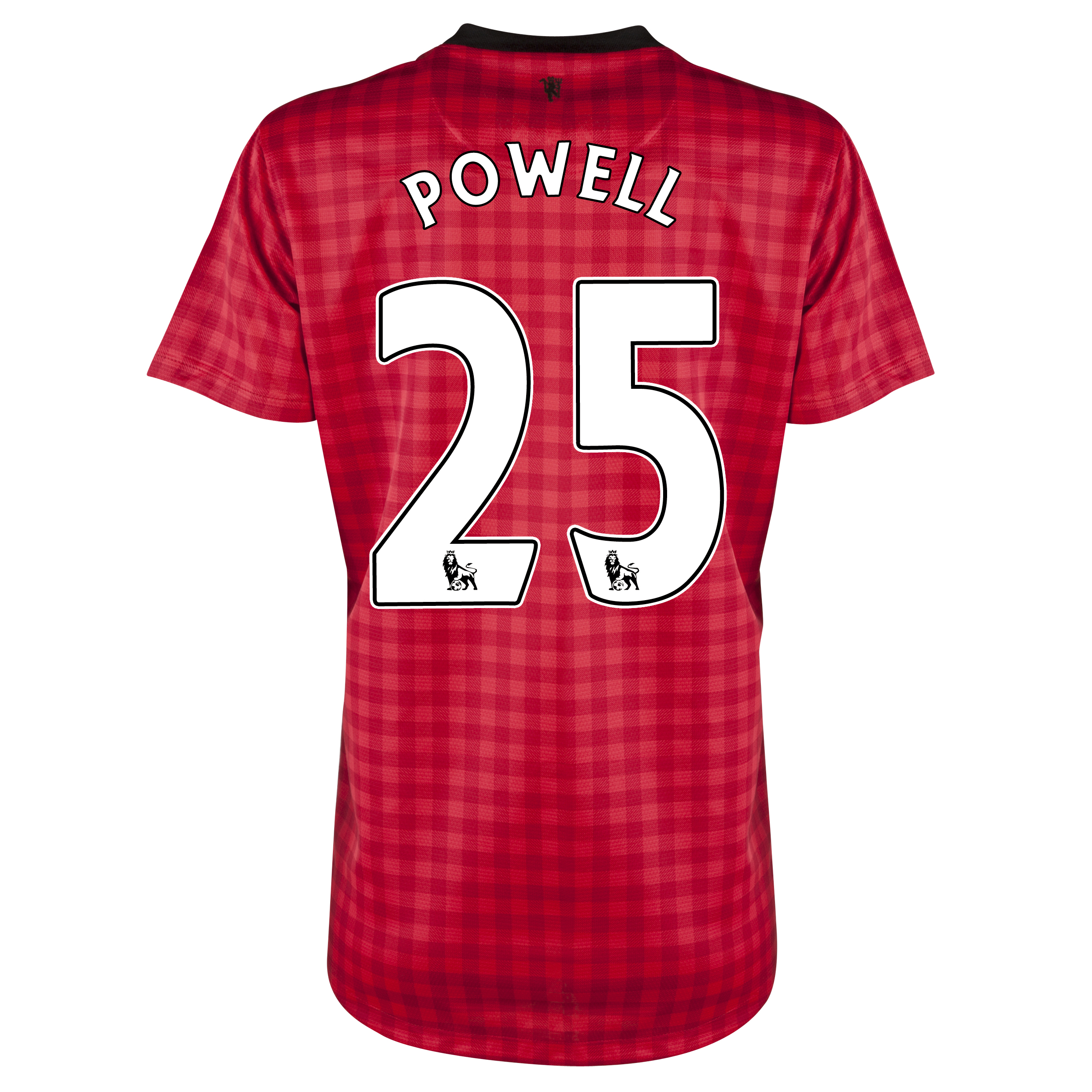 Manchester United Home Shirt 2012/13 - Womens with Powell 25 printing