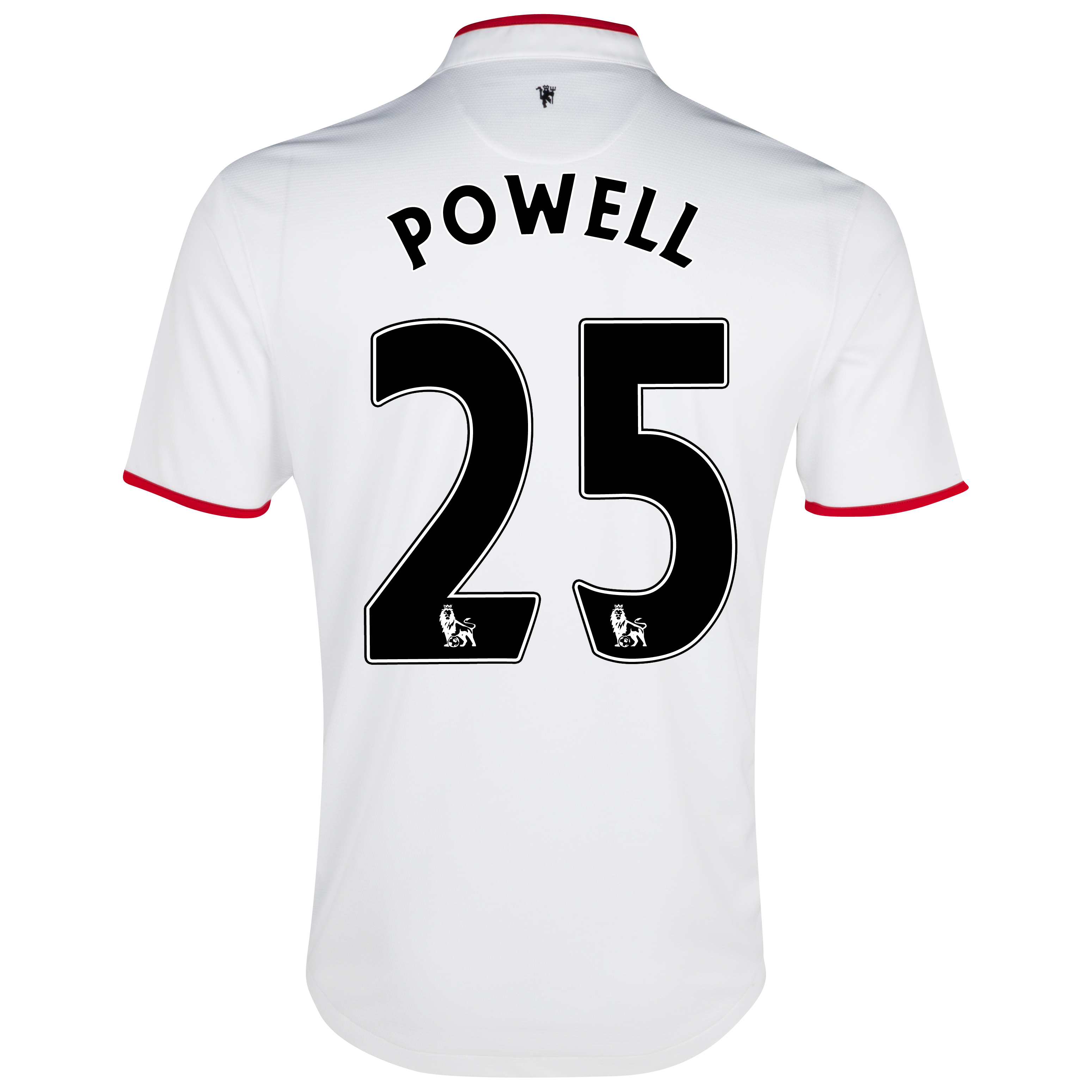 Manchester United Away Shirt 2012/13 - Kids with Powell 25 printing