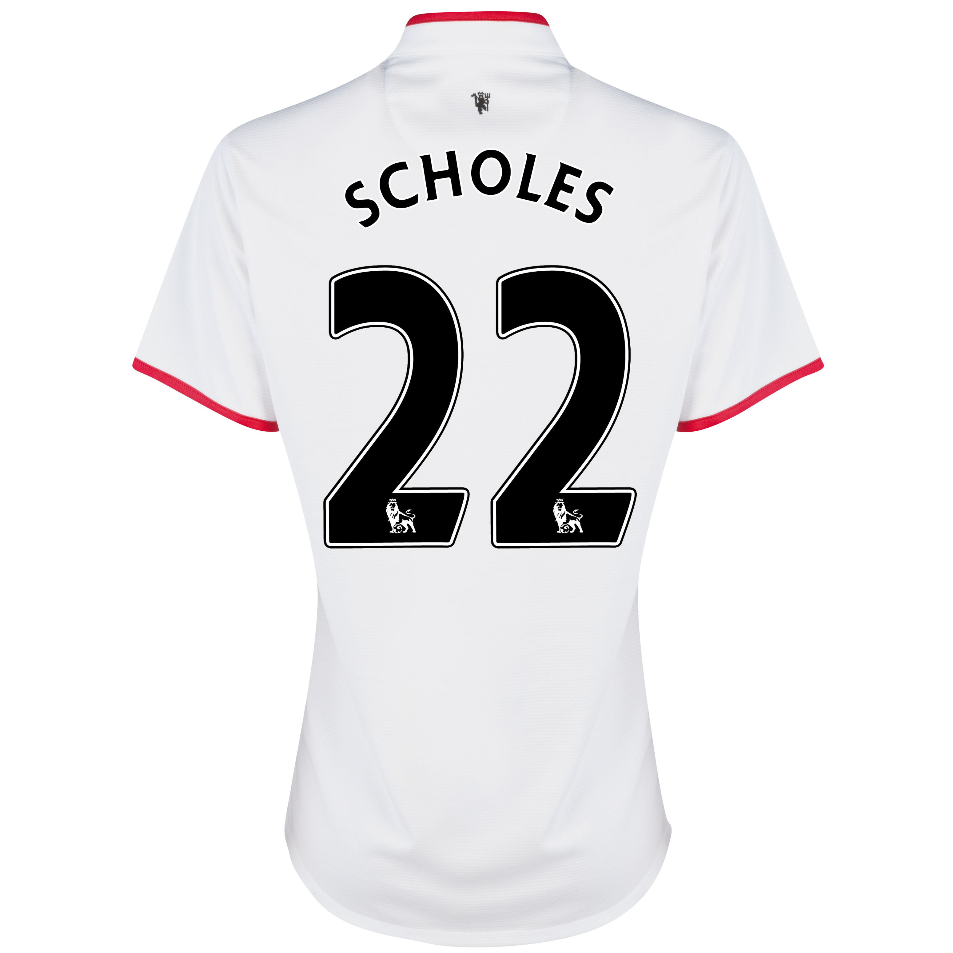 Manchester United Away Shirt 2012/13 - Womens with Scholes 22 printing