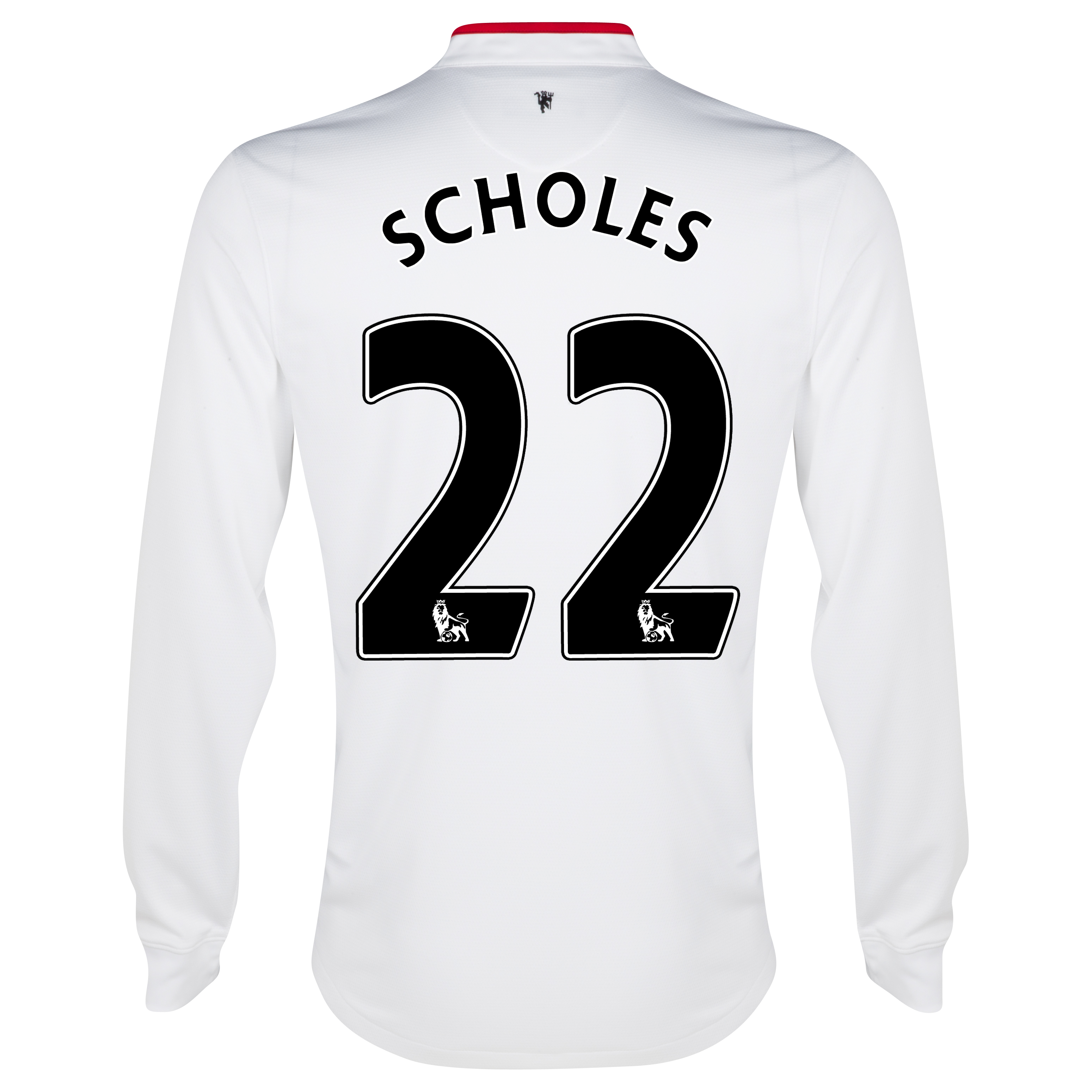 Manchester United Away Shirt 2012/13 - Long Sleeved - Youths with Scholes 22 printing