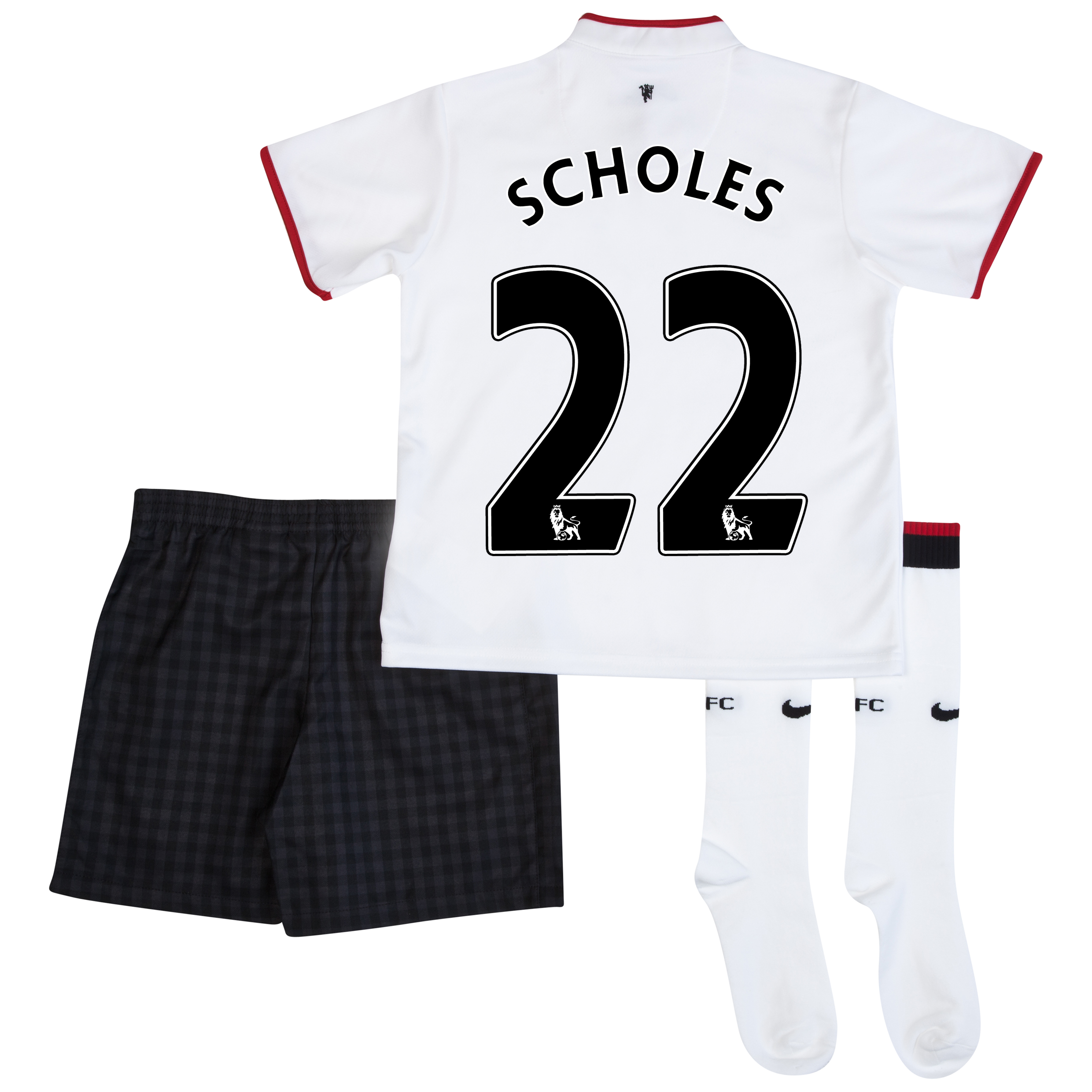 Manchester United Away Kit 2012/13 - Little Boys with Scholes 22 printing