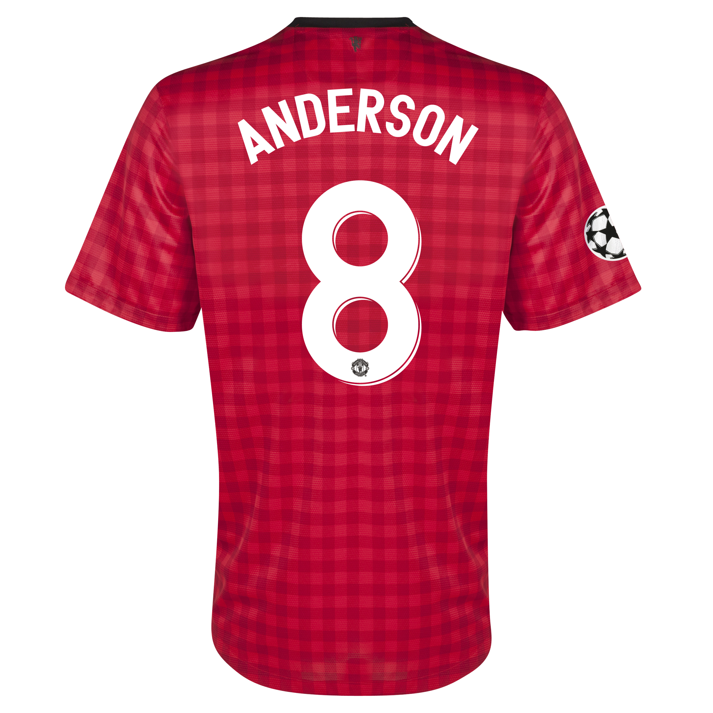 Man United UEFA Champions League Home Shirt 2012/13  - Youths with Anderson 8 printing
