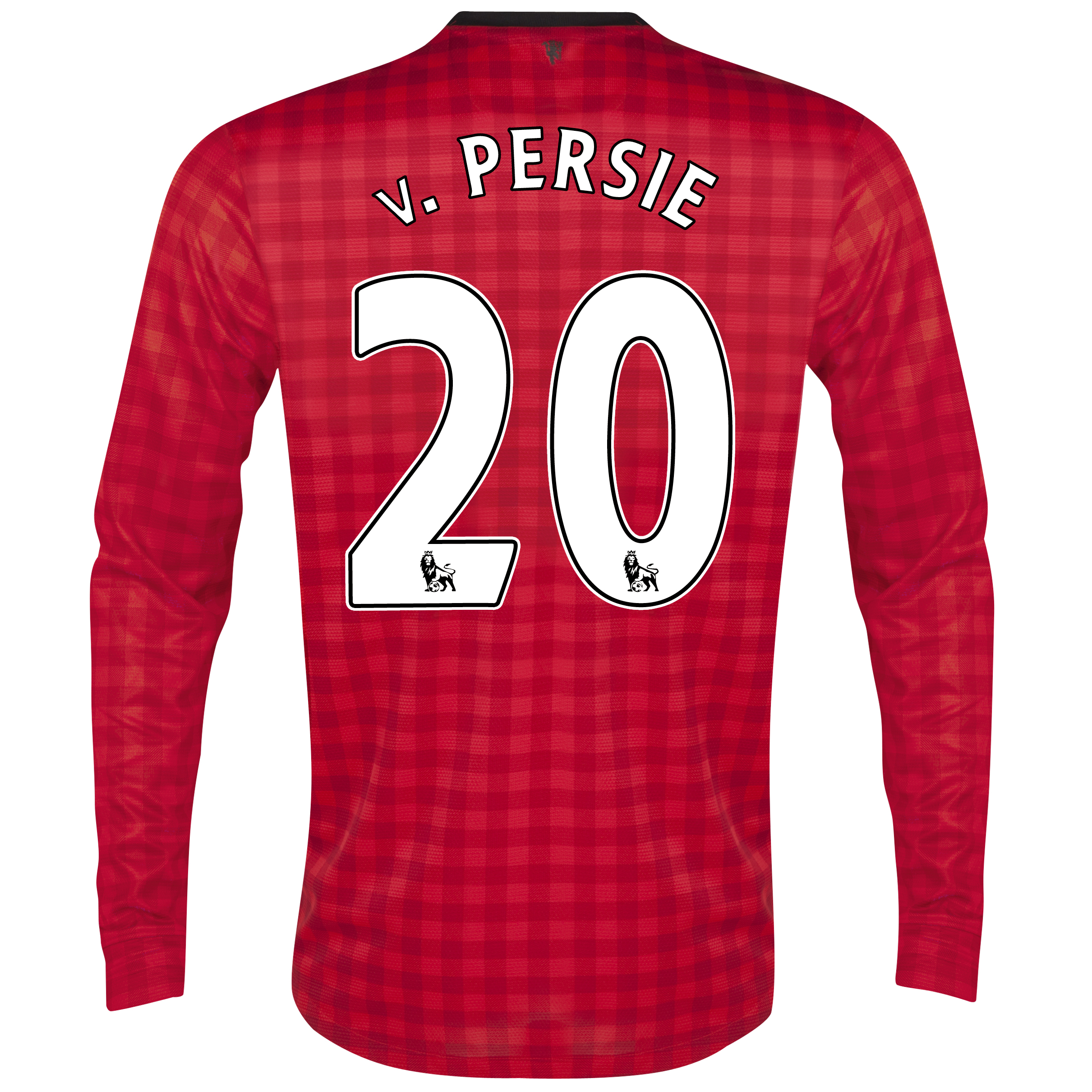Manchester United Home Shirt 2012/13 - Long Sleeved with v.Persie 20 printing