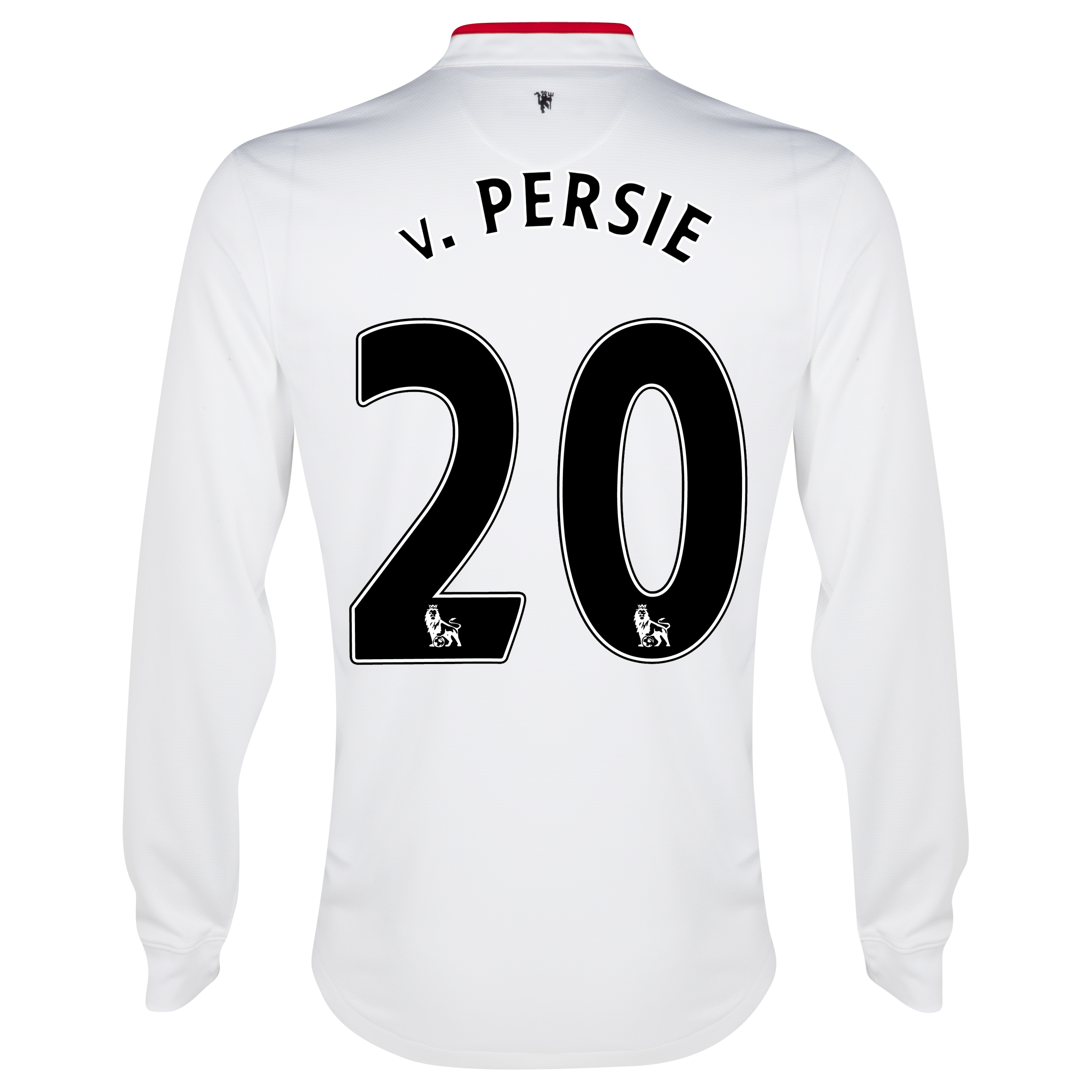 Manchester United Away Shirt 2012/13 - Long Sleeved - Kids with v.Persie 20 printing
