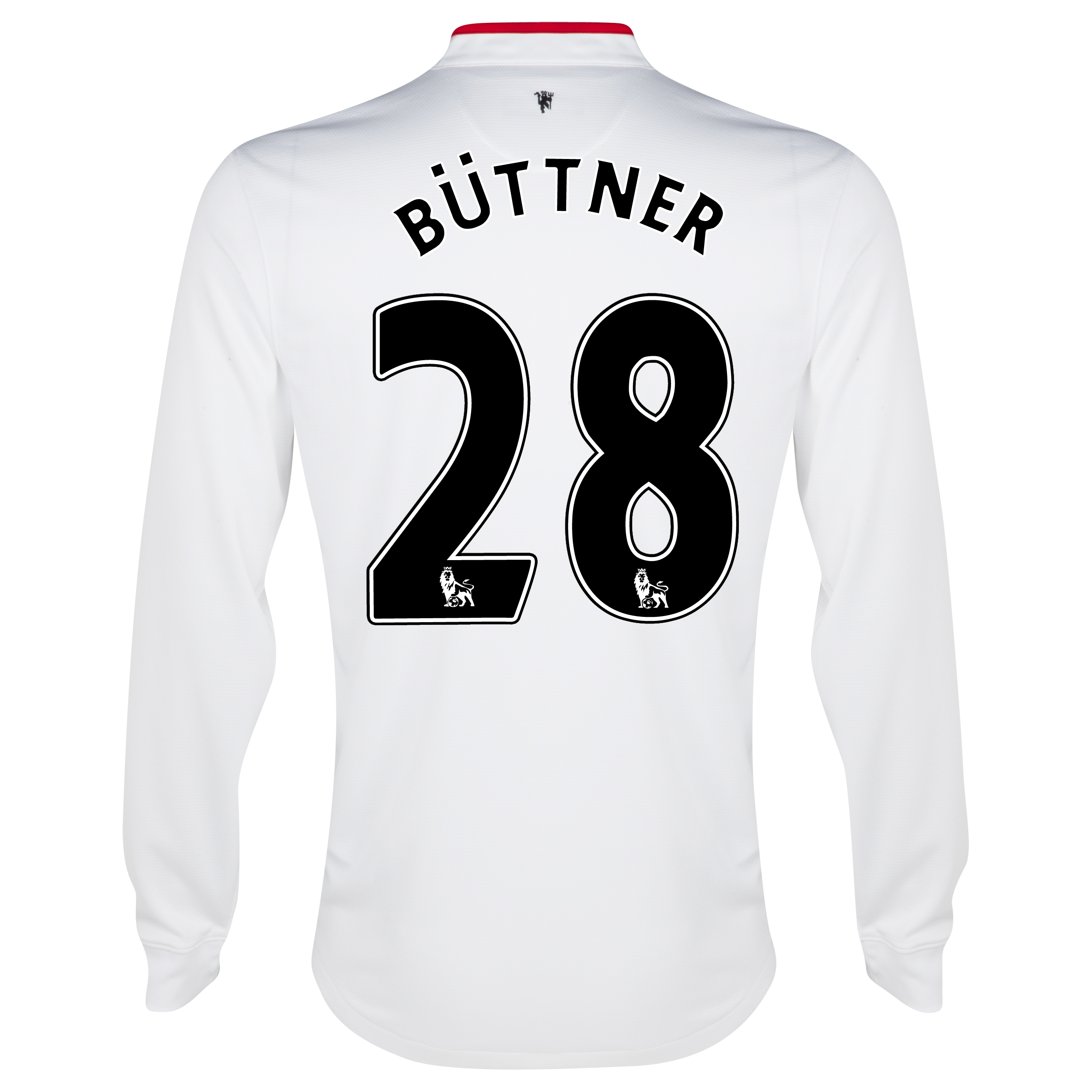 Manchester United Away Shirt 2012/13 - Long Sleeved - Kids with Büttner 28 printing