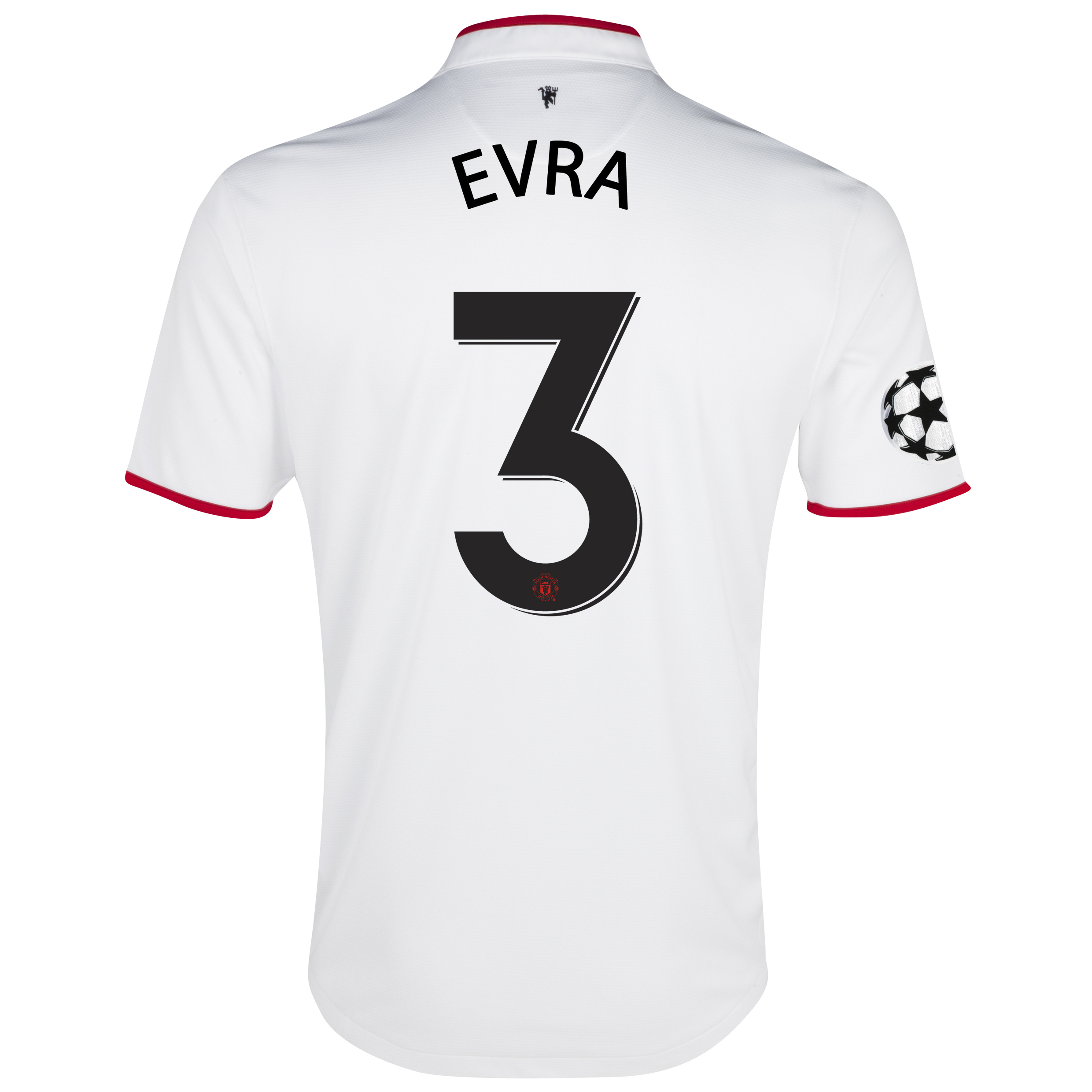 Manchester United UEFA Champions League Away Shirt 2012/13 - Kids with Evra 3 printing