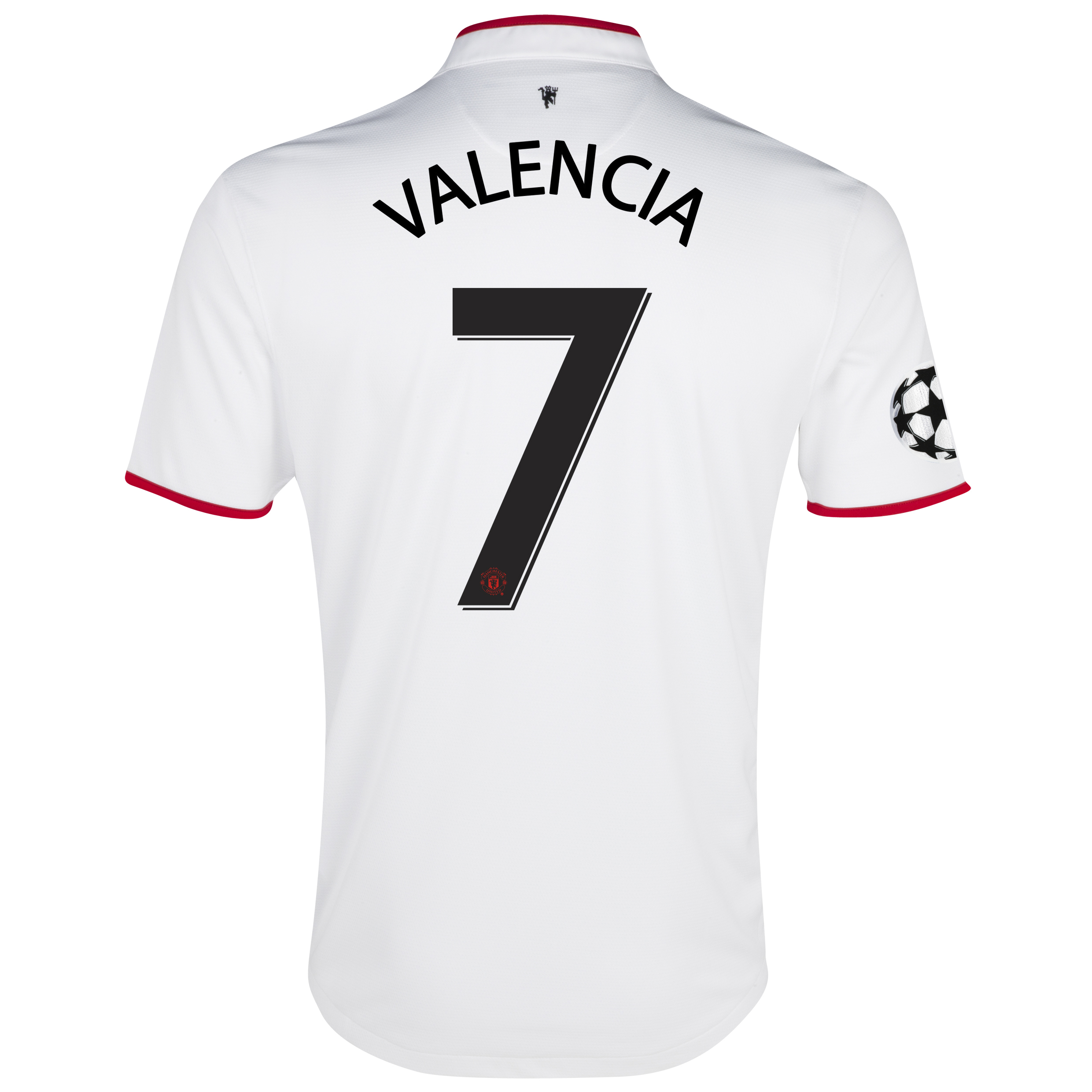 Manchester United UEFA Champions League Away Shirt 2012/13 - Kids with Valencia 7 printing