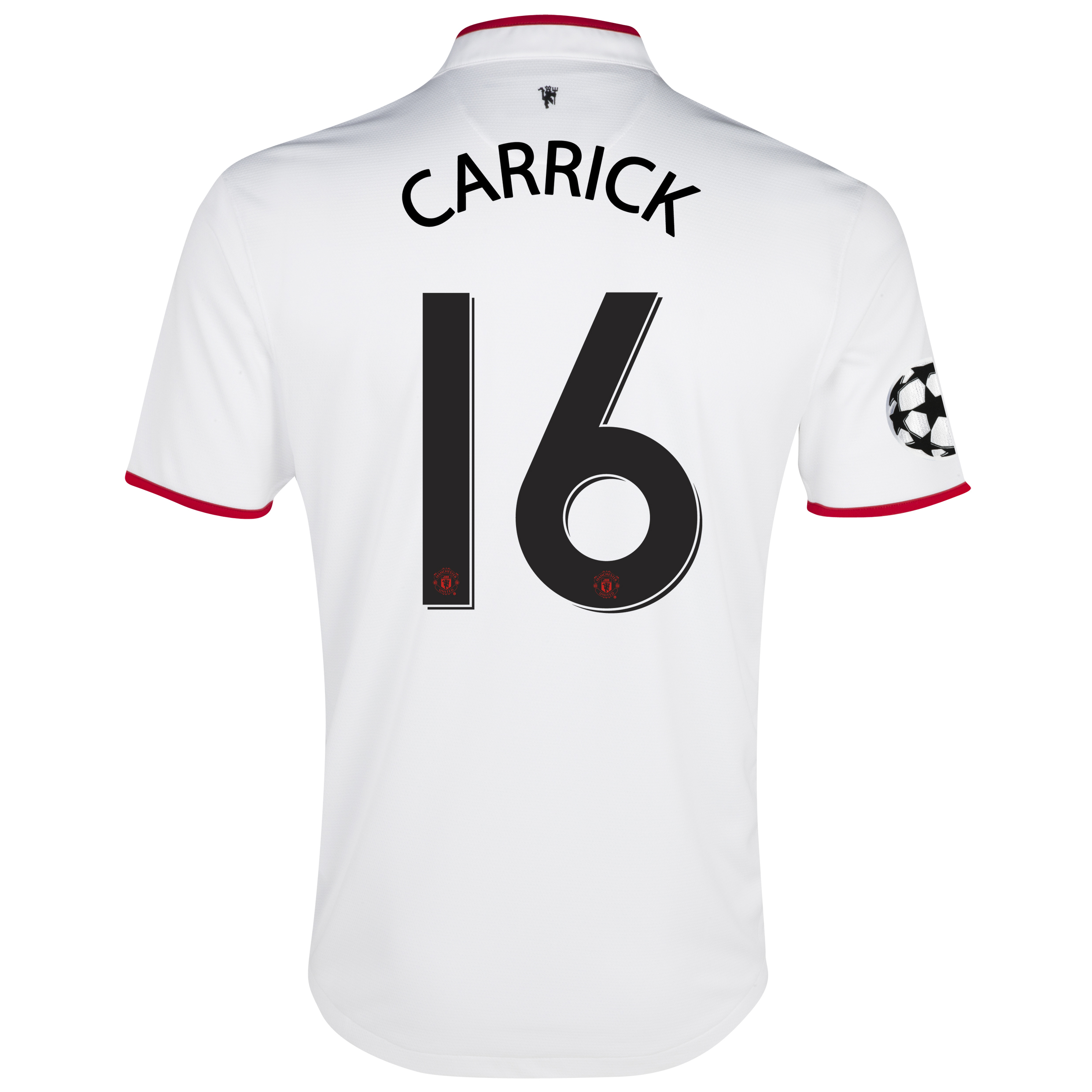 Manchester United UEFA Champions League Away Shirt 2012/13 - Kids with Carrick 16 printing