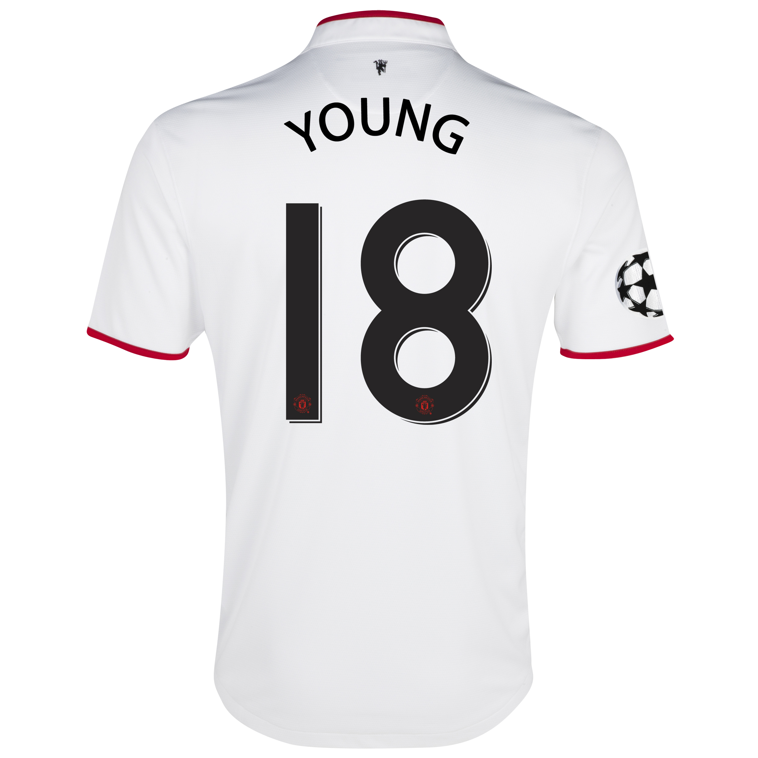Manchester United UEFA Champions League Away Shirt 2012/13 - Kids with Young 18 printing