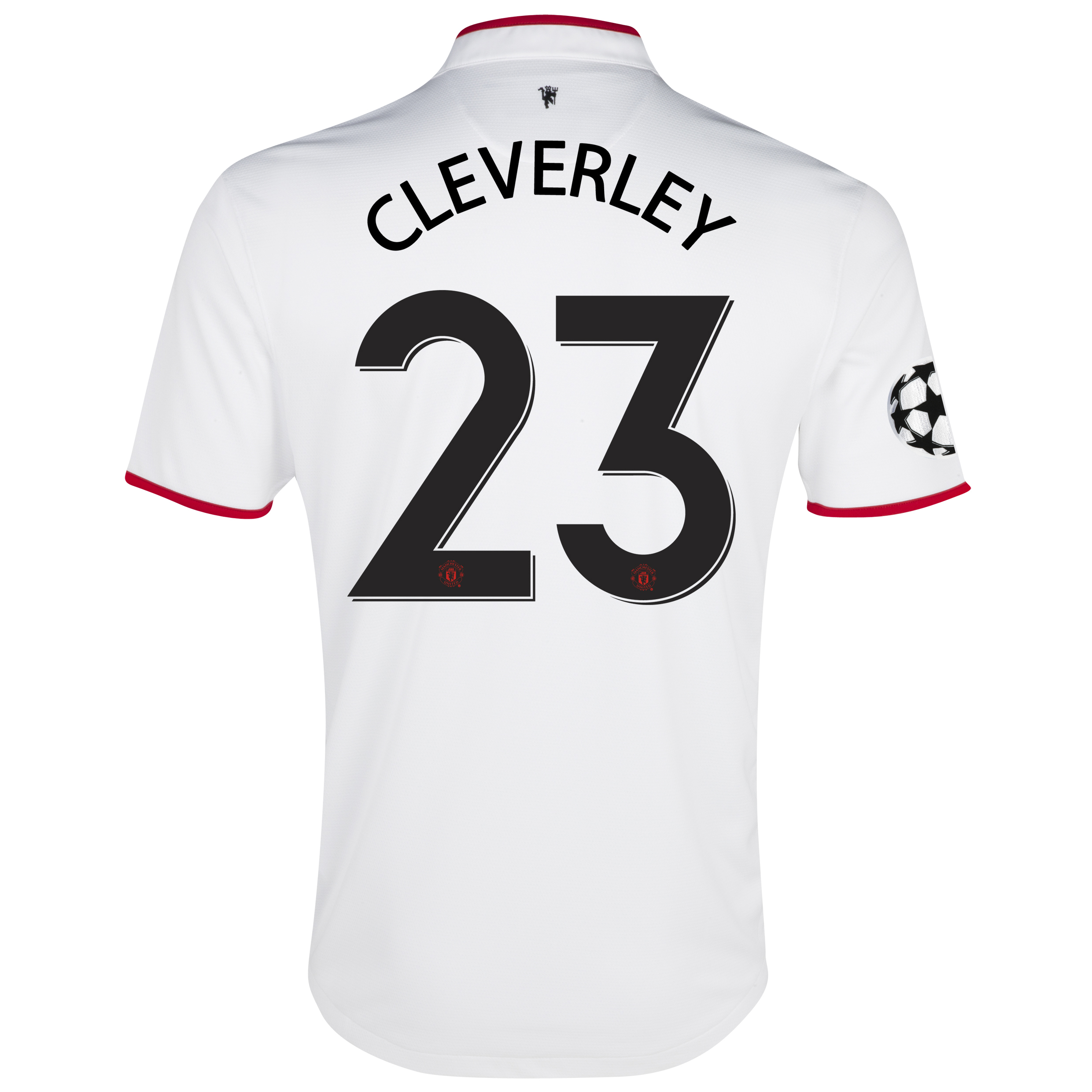 Manchester United UEFA Champions League Away Shirt 2012/13 - Kids with Cleverley 23 printing