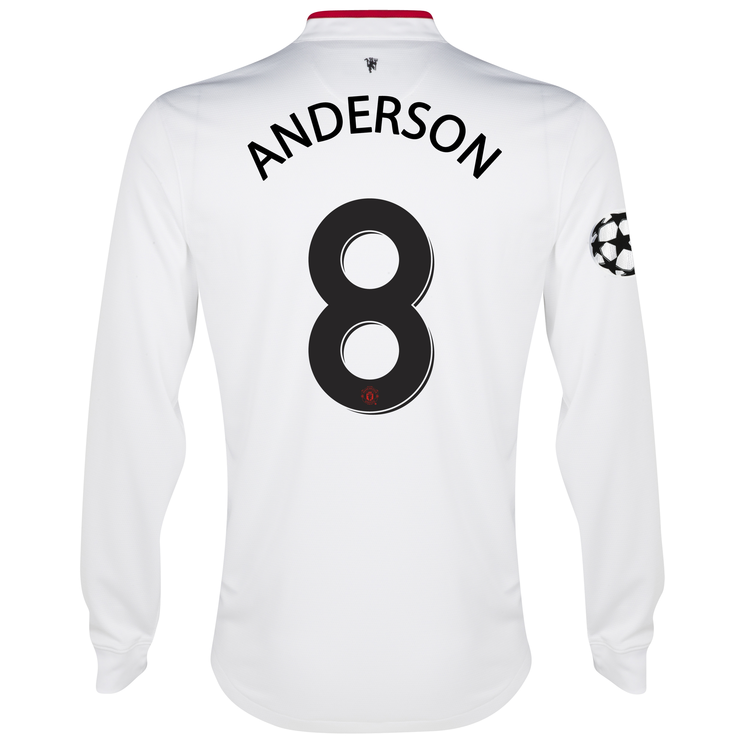 Manchester United UEFA Champions League Away Shirt 2012/13 - Long Sleeved - Kids with Anderson 8 printing