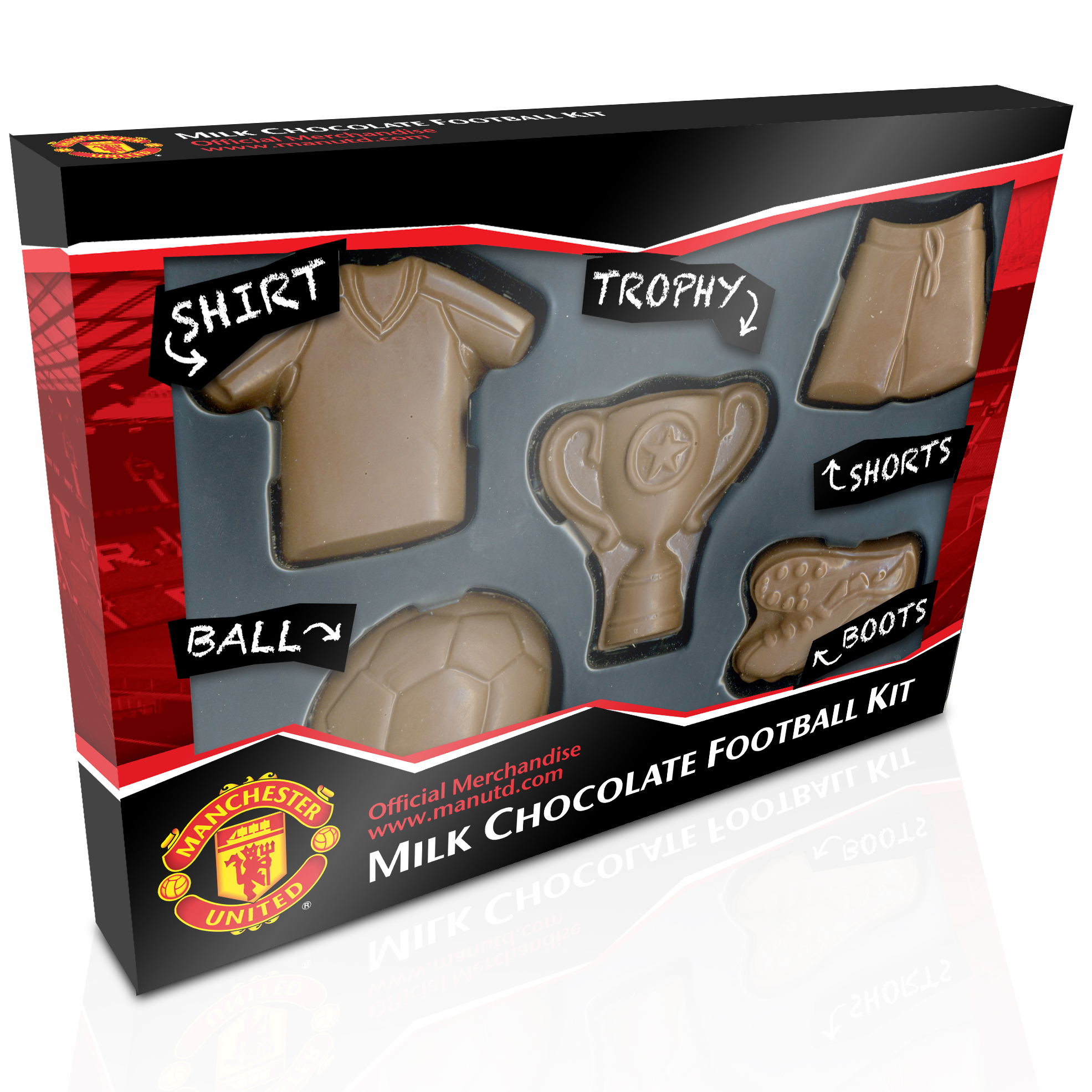 Manchester United Chocolate Football Kit Pieces
