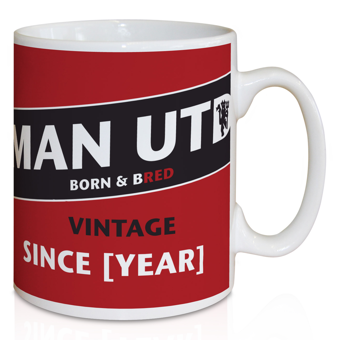 Manchester United Personalised Vintage Mug