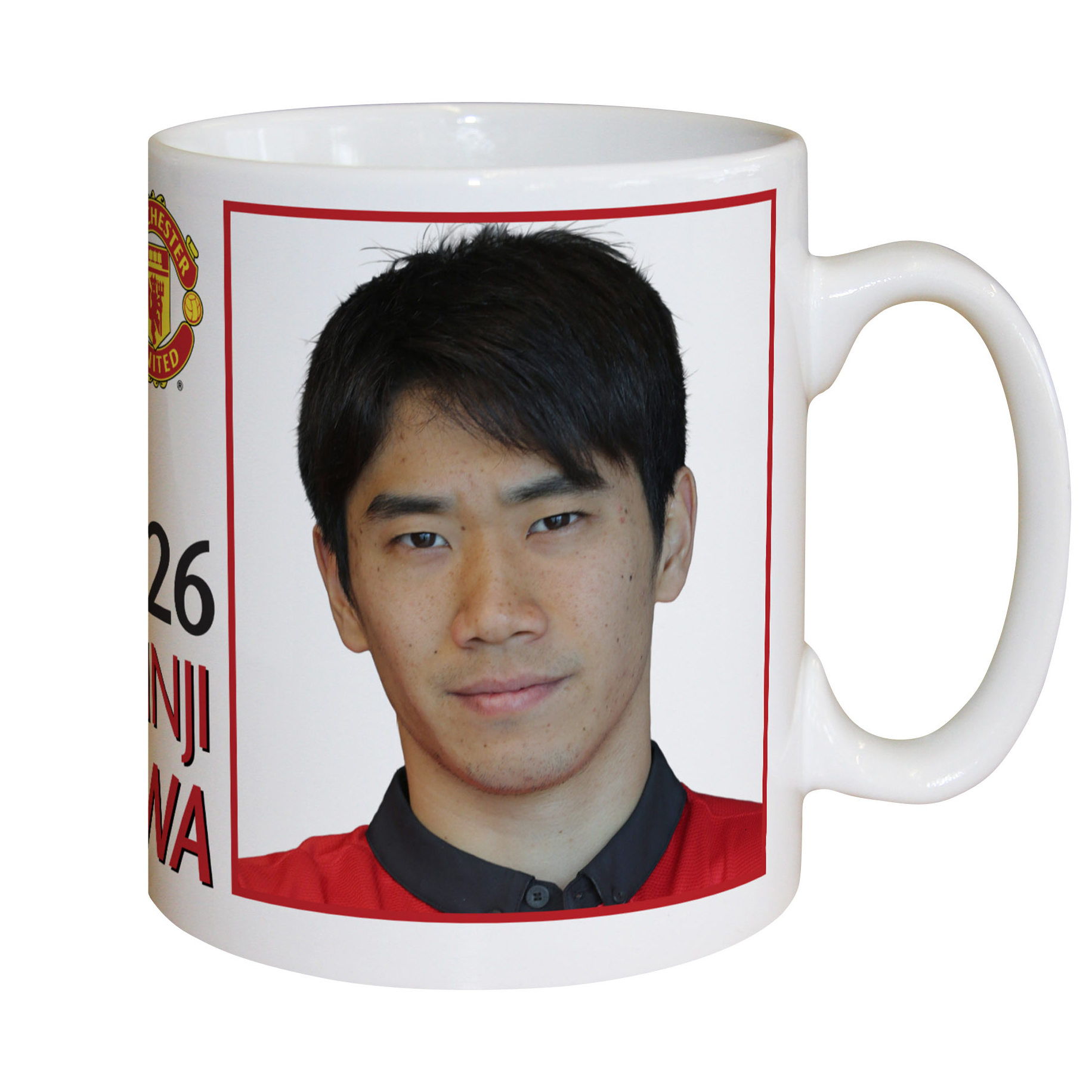 Manchester United Personalised Player Signature Mug - Kagawa